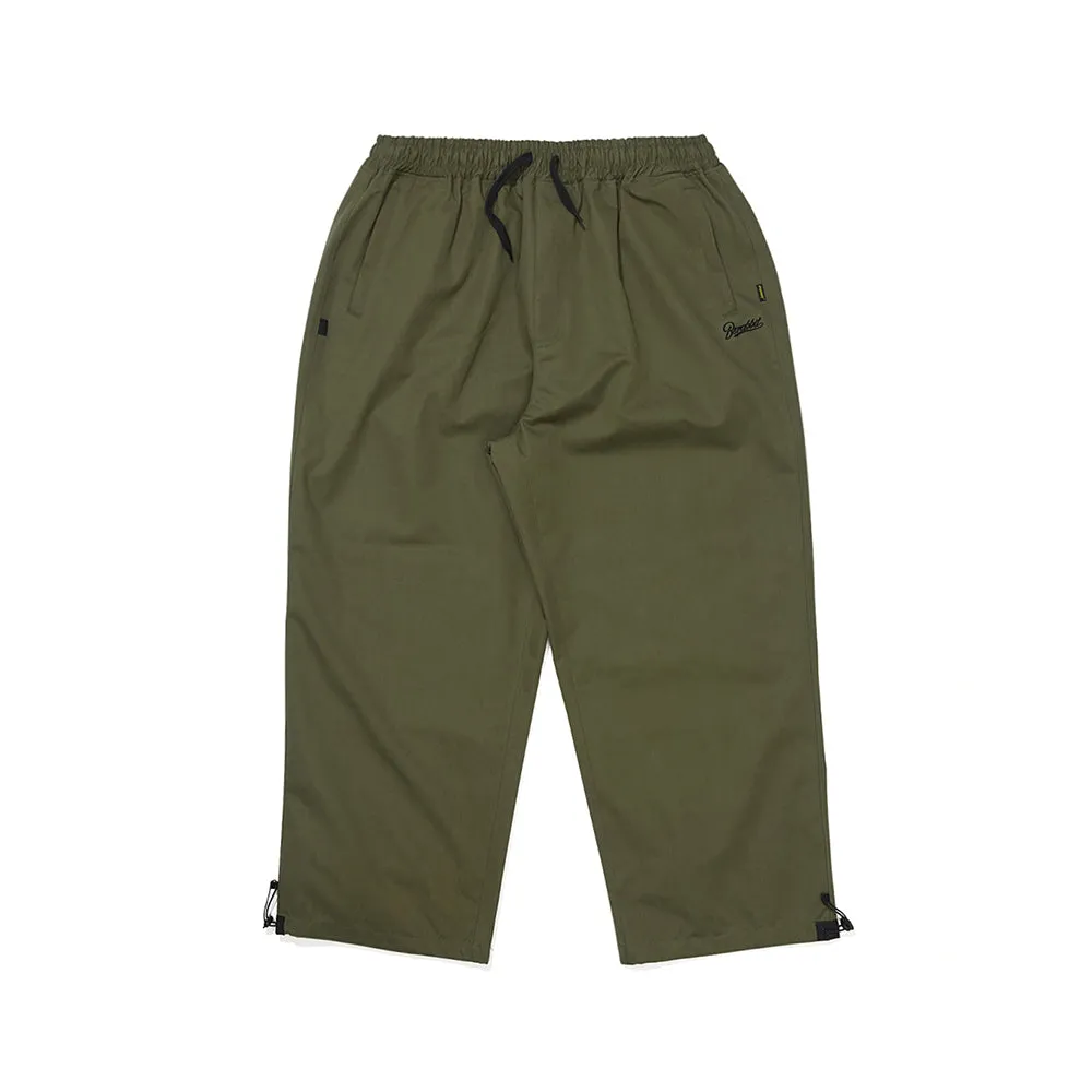 LOGO COTTON SUPER WIDE PANTS KHAKI