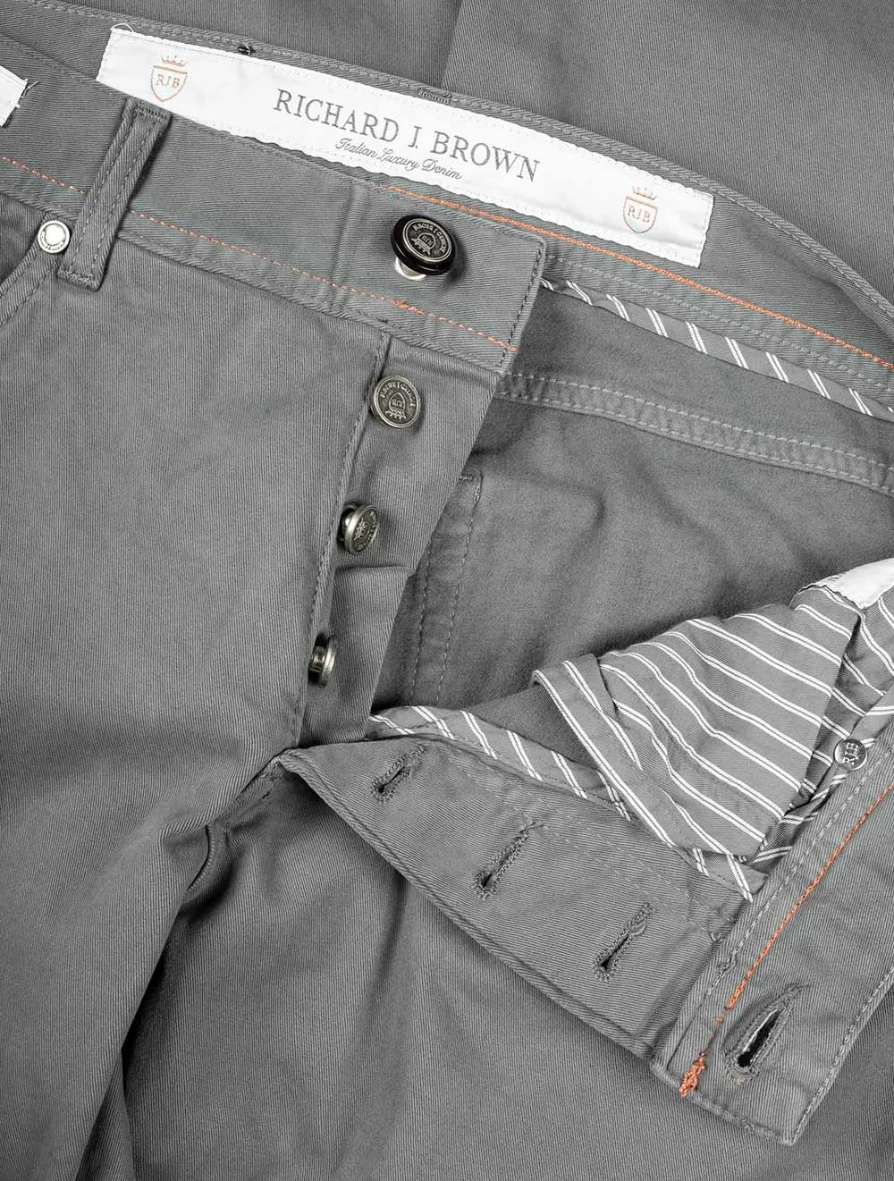 Luxury Denim Cashmere Jeans Grey