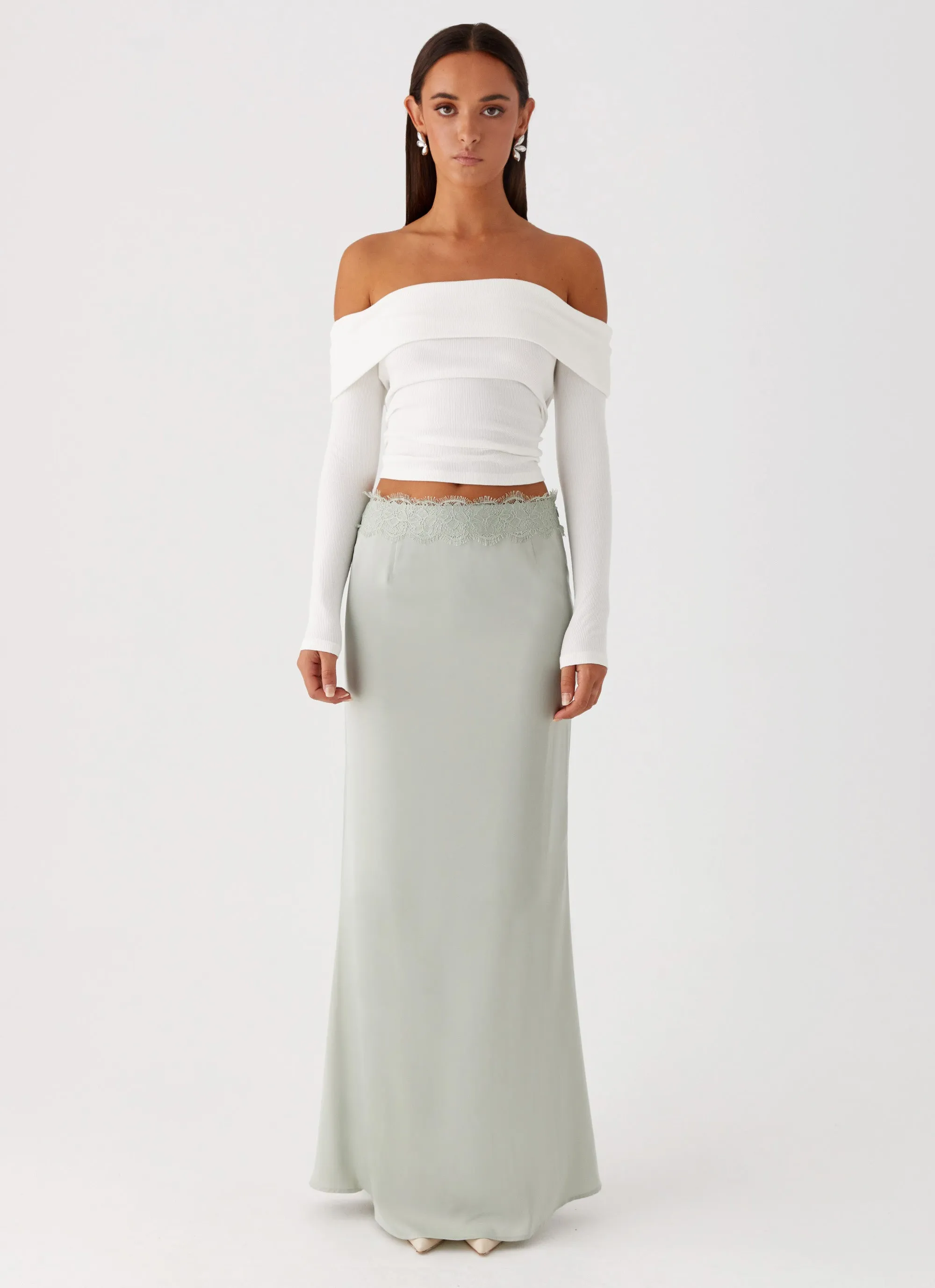 Maeve Maxi Skirt - Mint