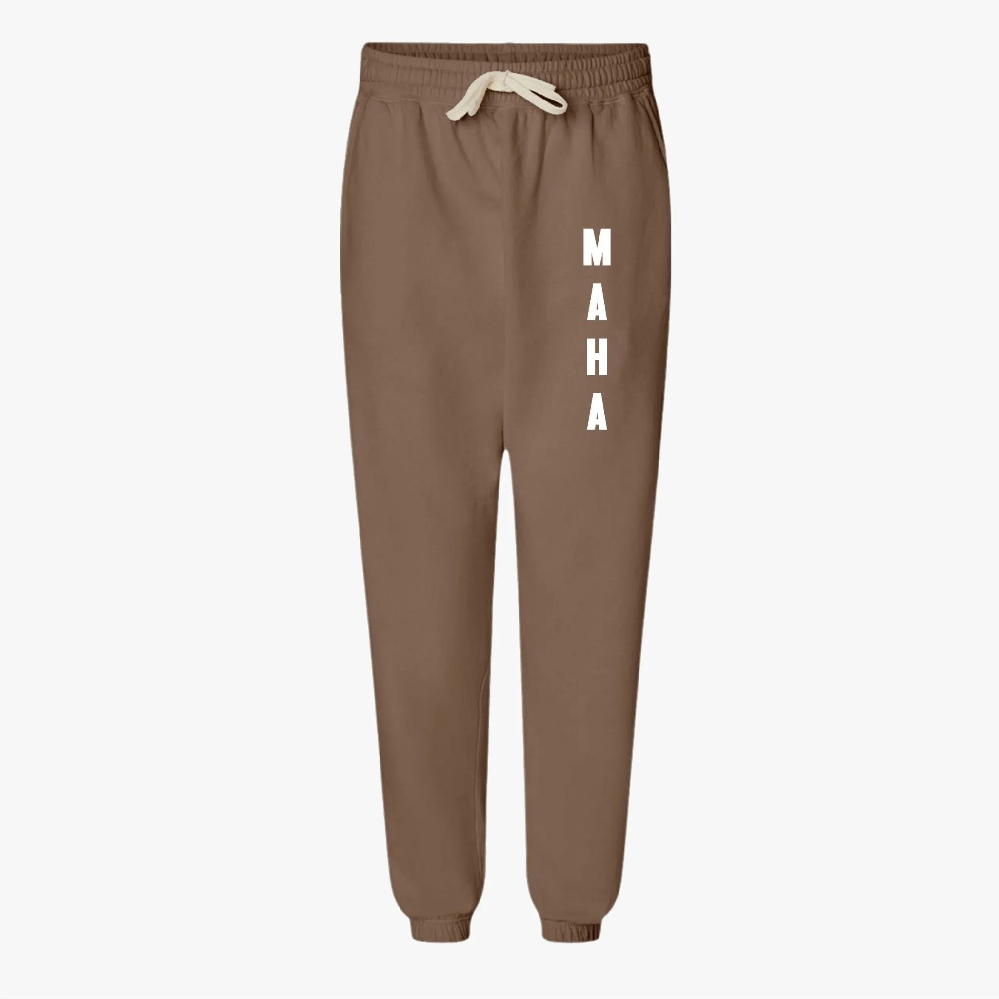 MAHA Unisex Garment-Dyed Lightweight Fleece Sweatpants