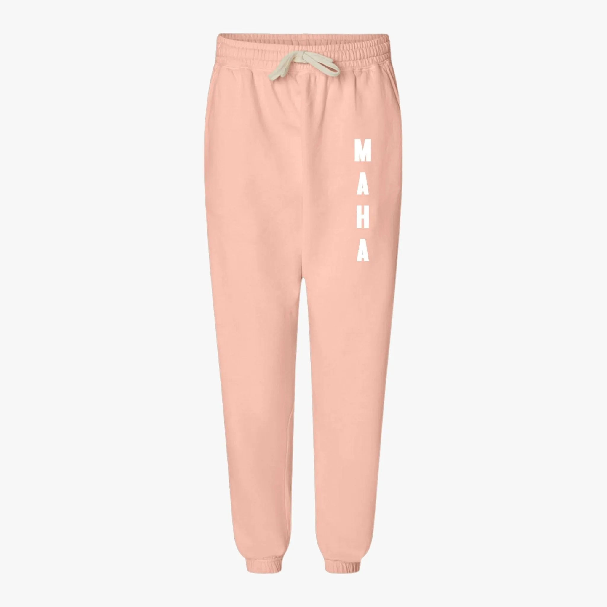 MAHA Unisex Garment-Dyed Lightweight Fleece Sweatpants