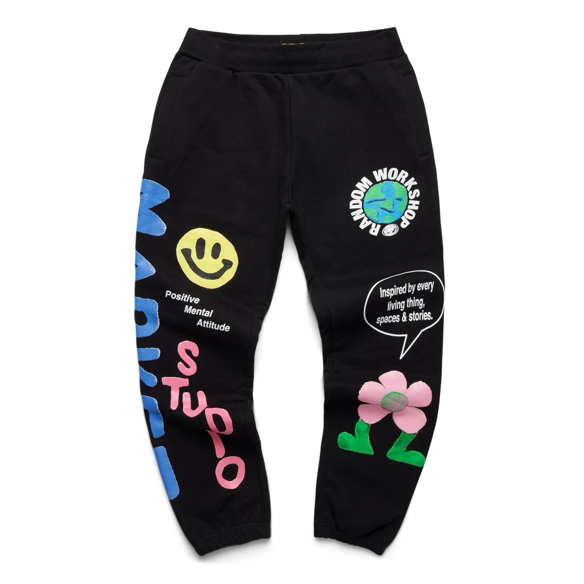 Market Smiley Collage Sweatpant Black