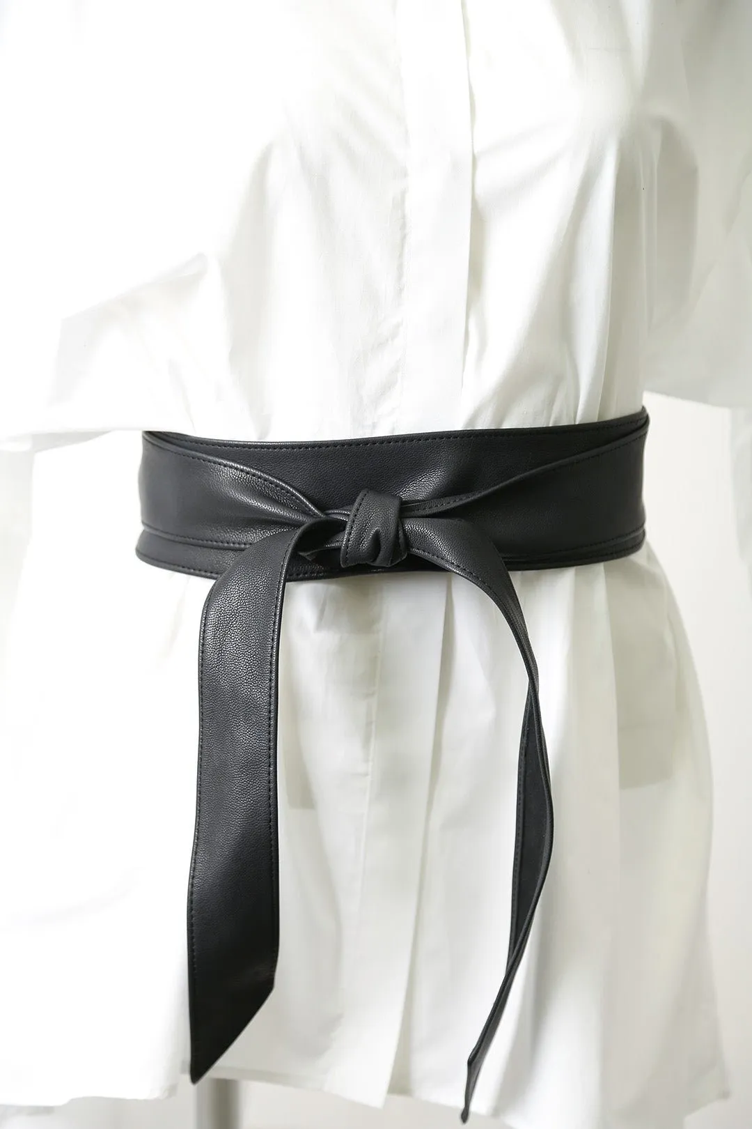 MATINO KIMONO BELT IN LEATHER OR SUEDE