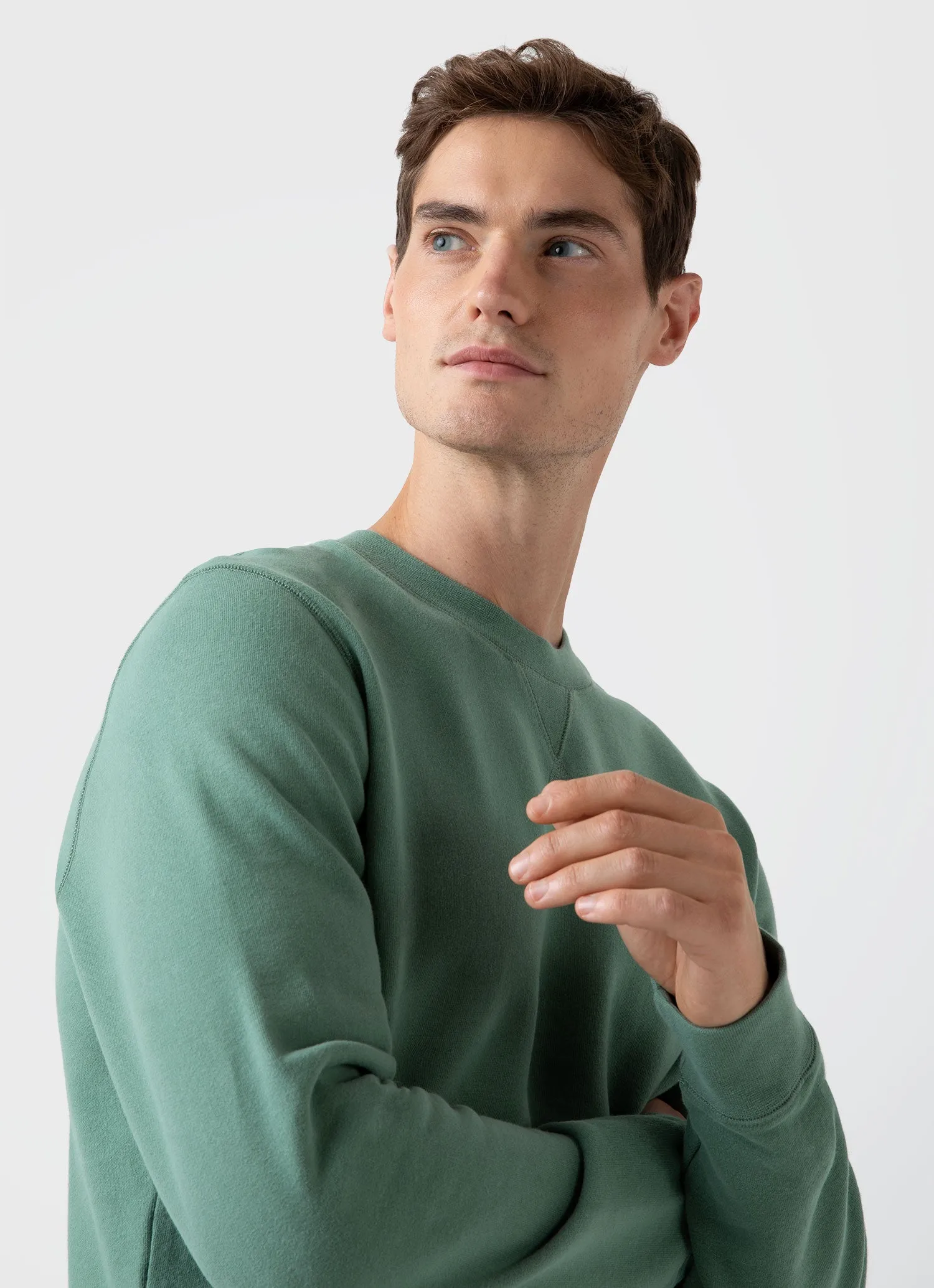 Men's Loopback Sweatshirt in Thyme