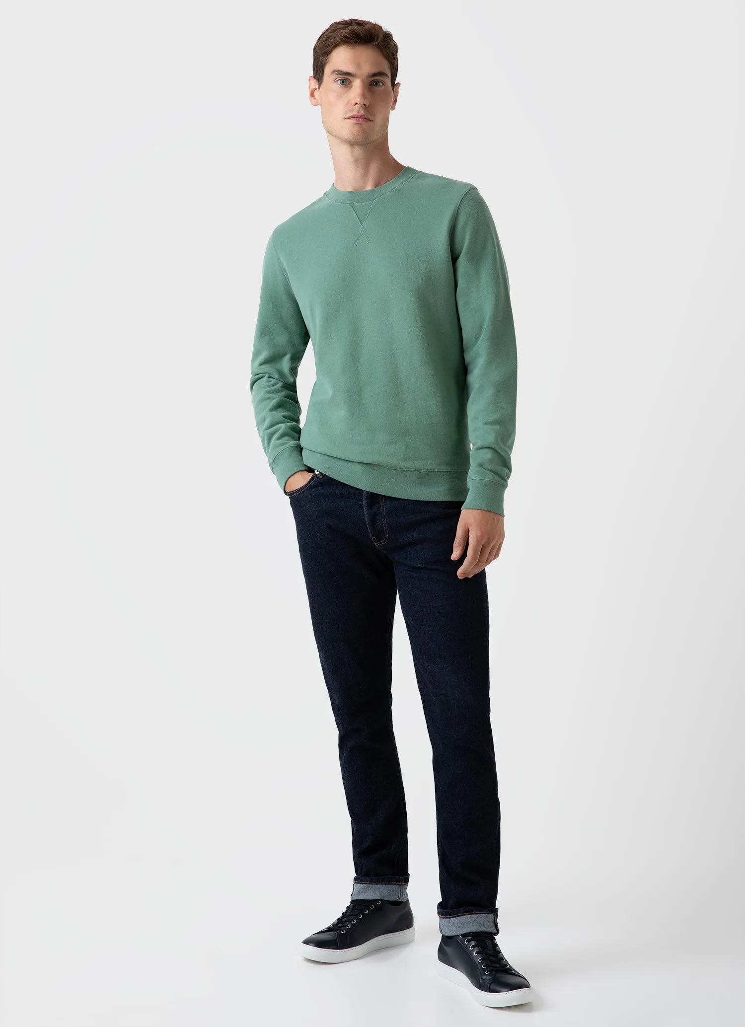 Men's Loopback Sweatshirt in Thyme