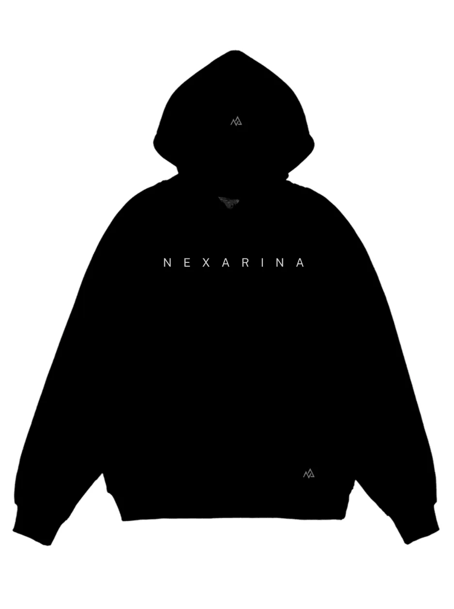 MIDNIGHT BLACK HOODIE