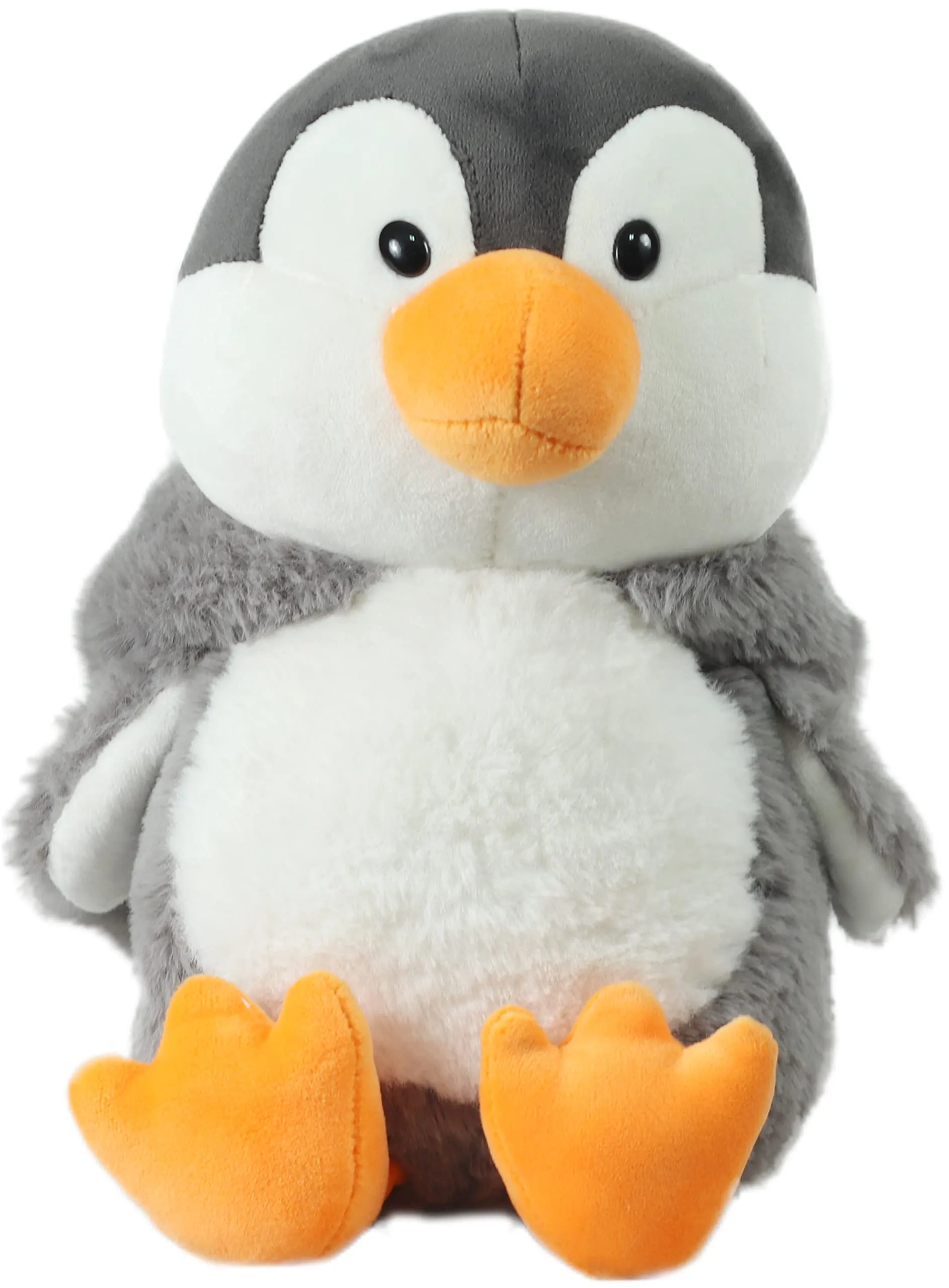 Mirada Cute Grey Penguin Soft Toy for Girls/Kids | Huggable Hoodie Penguin Soft Toy | Stuffed Plush Animal | Ideal for Birthdays & Special Occasions - 25cm