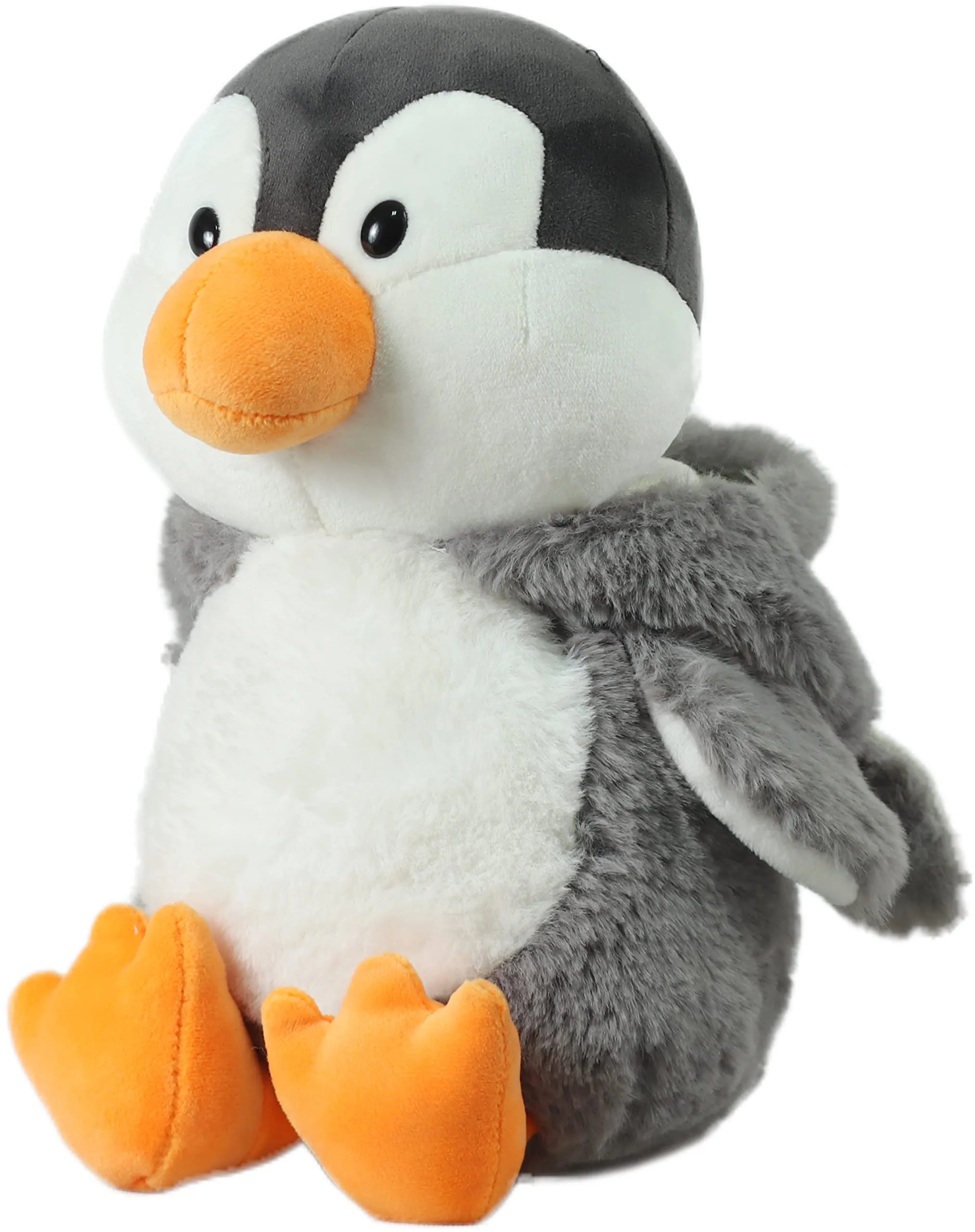 Mirada Cute Grey Penguin Soft Toy for Girls/Kids | Huggable Hoodie Penguin Soft Toy | Stuffed Plush Animal | Ideal for Birthdays & Special Occasions - 25cm