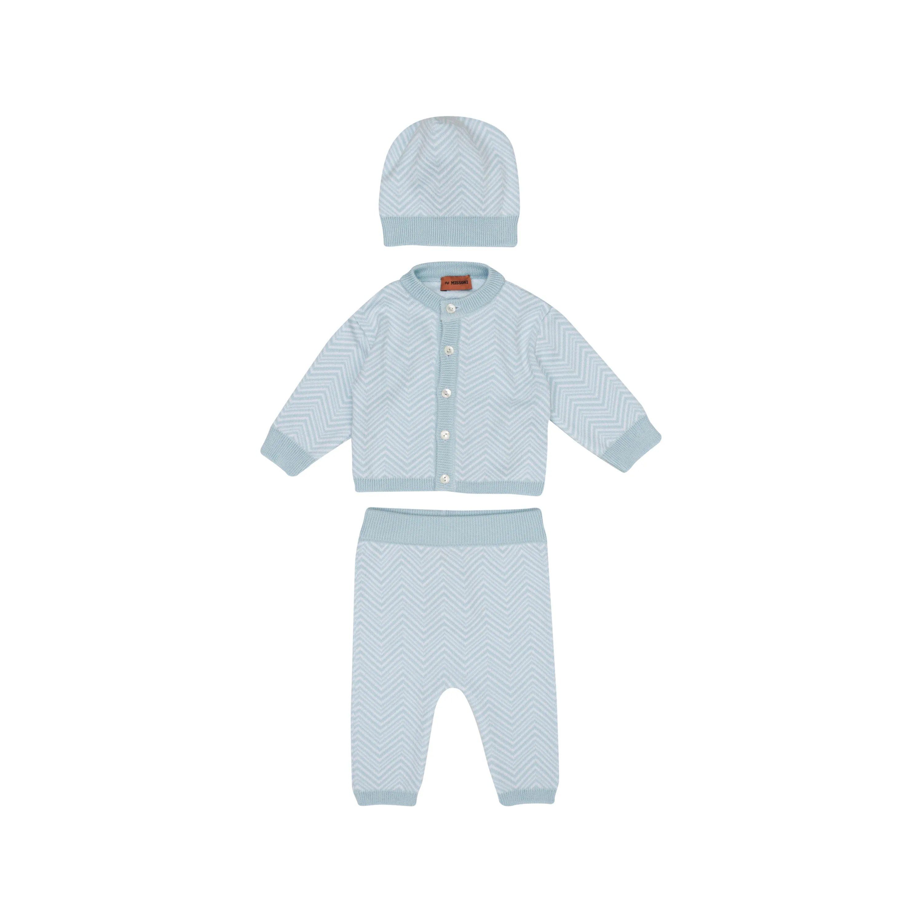 Missoni Baby Boys Zig Zag Blue Ensemble