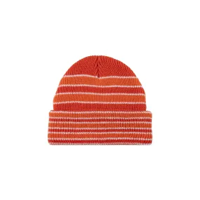 Momo Beanie - Orange Stripe