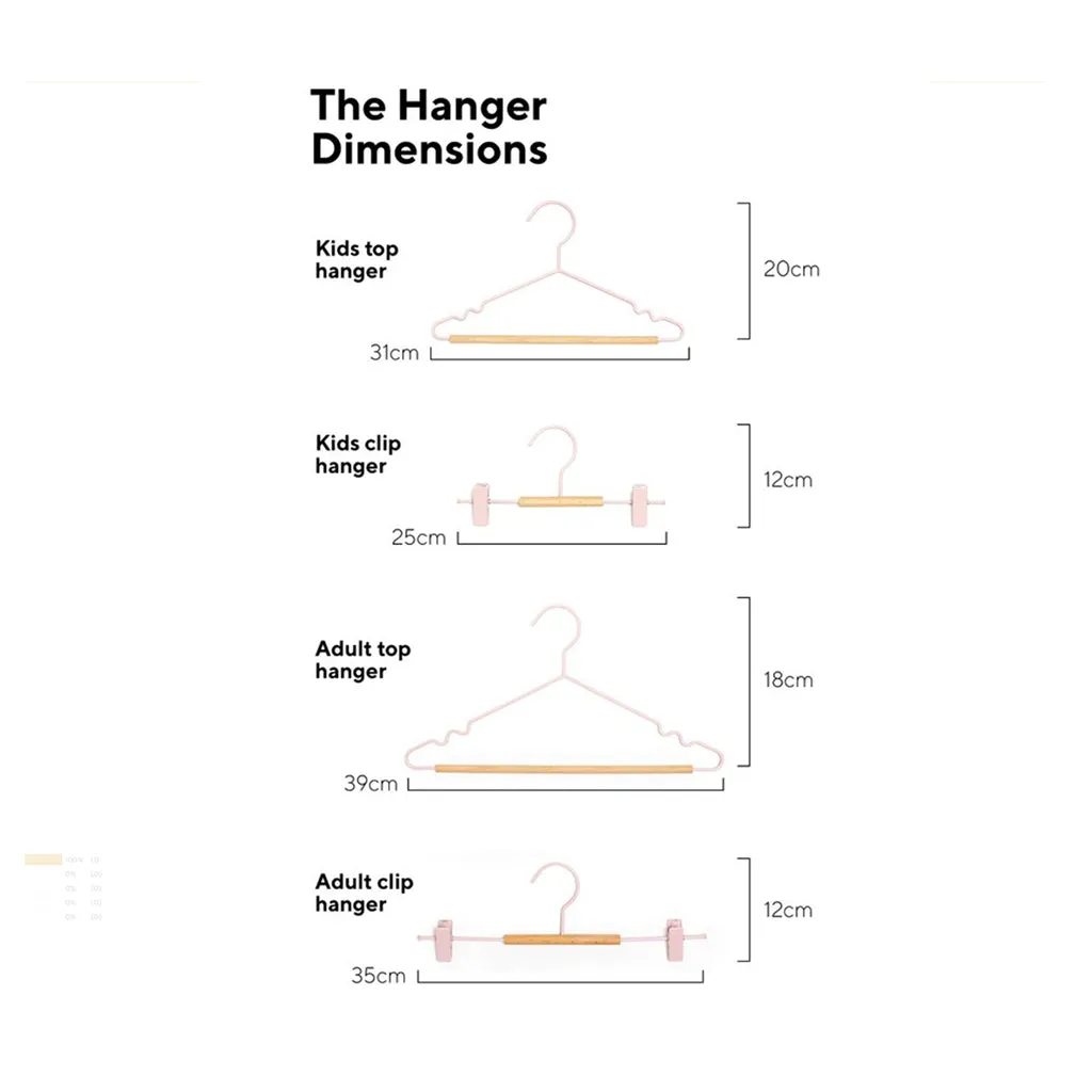 Mustard Made Adult Clip Hangers - Blush