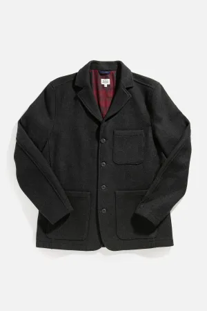 Nate Chore Blazer / Charcoal Wool