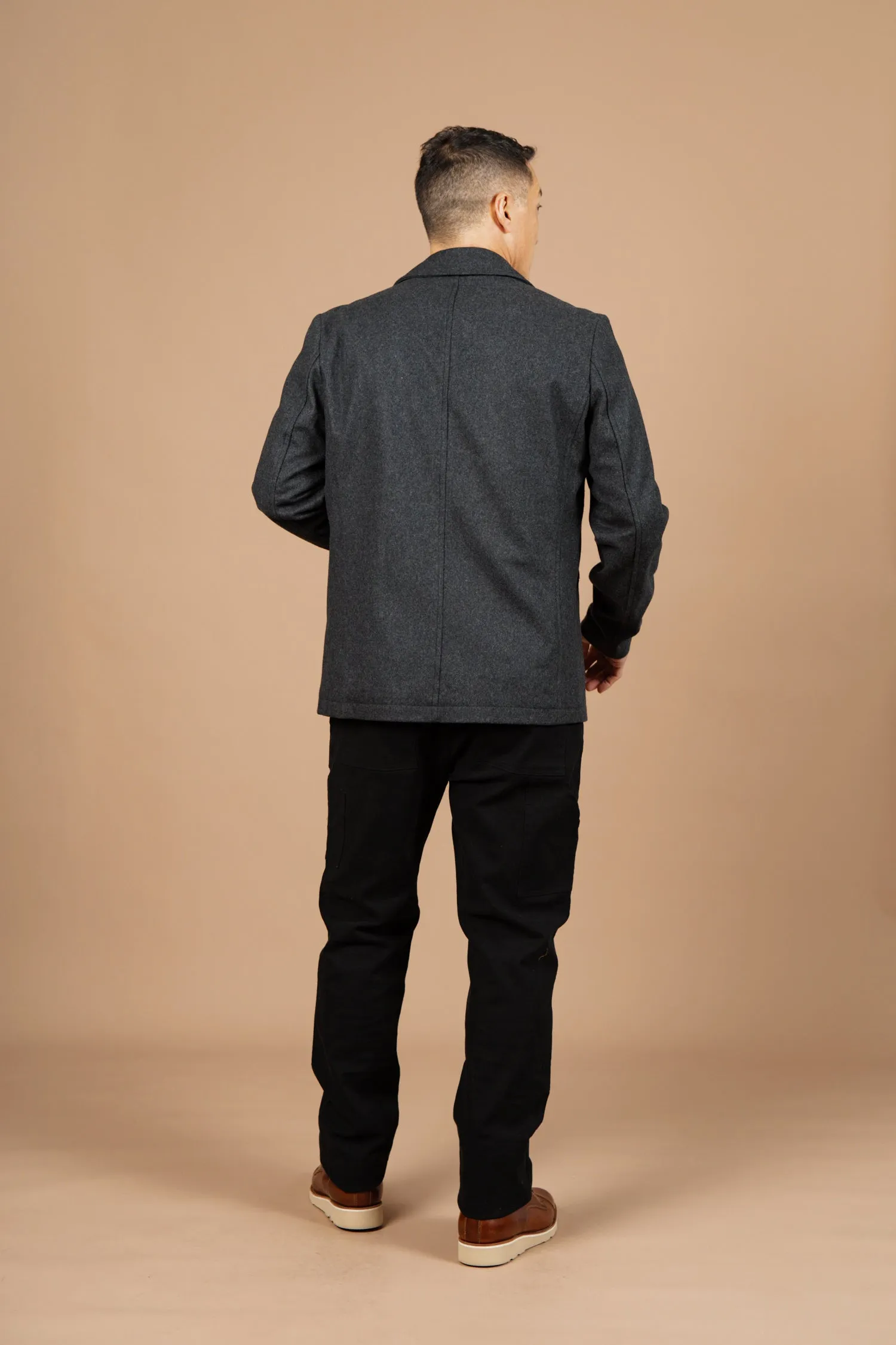 Nate Chore Blazer / Onyx Wool