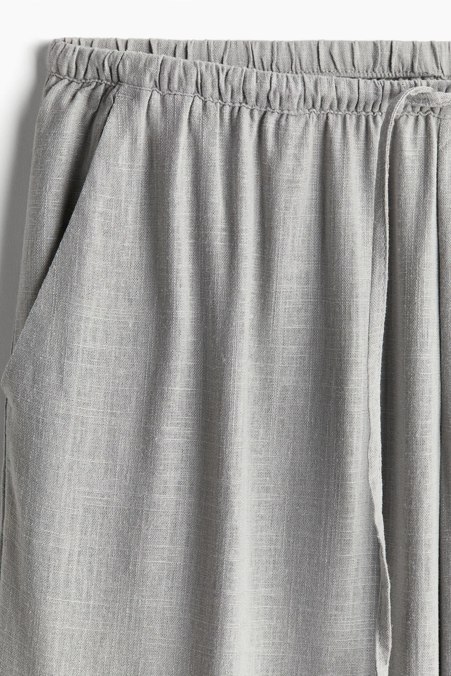 Old Money Classic Linen Loose Gruty Pants