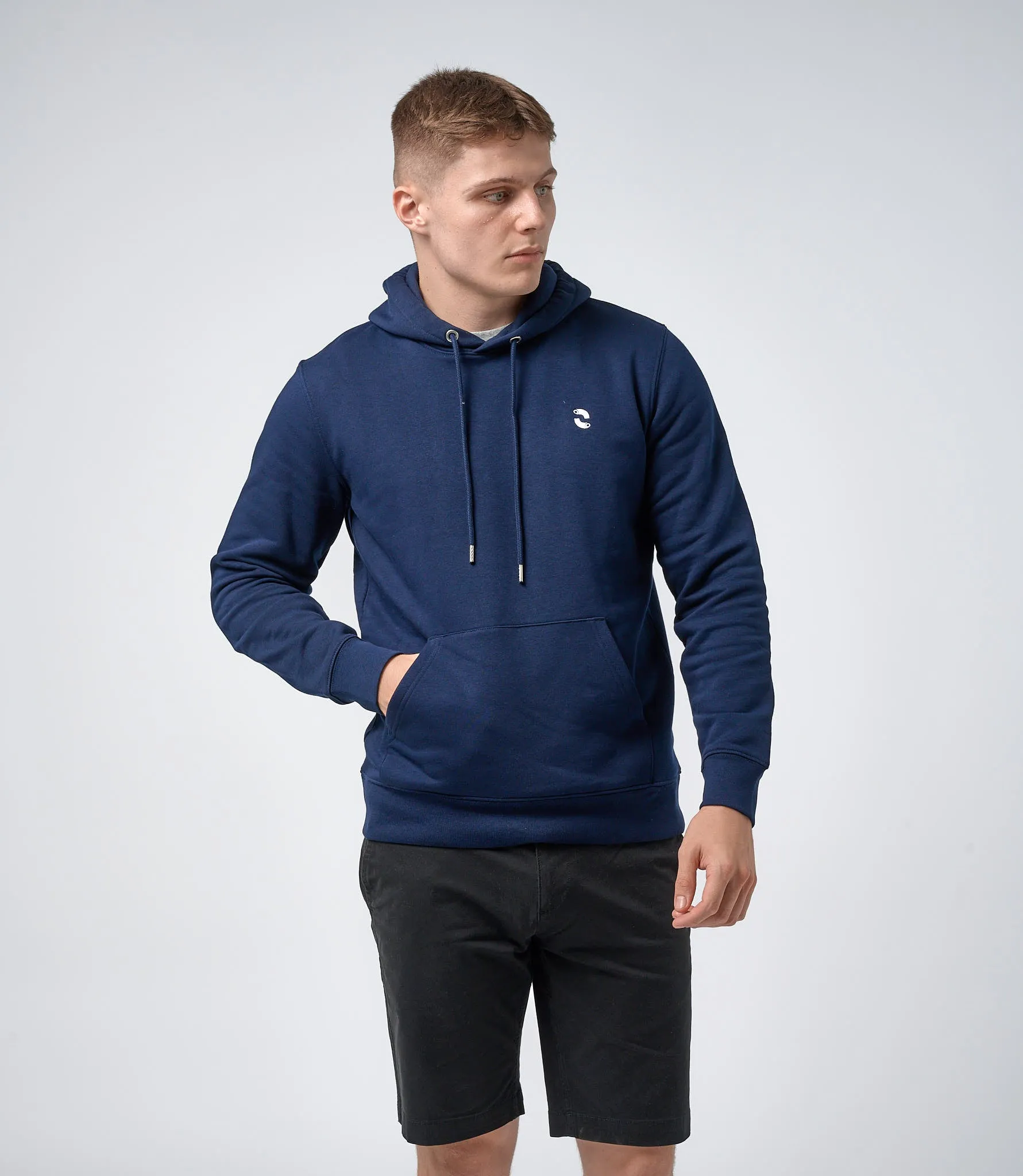 Omnitau Men's Prime Organic Cotton Hoodie - French Navy