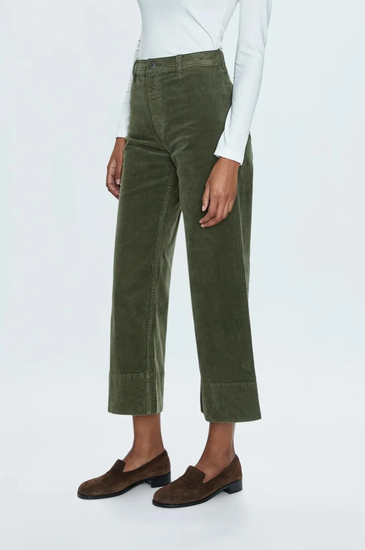 Penny High Rise Wide Leg Crop - Martini