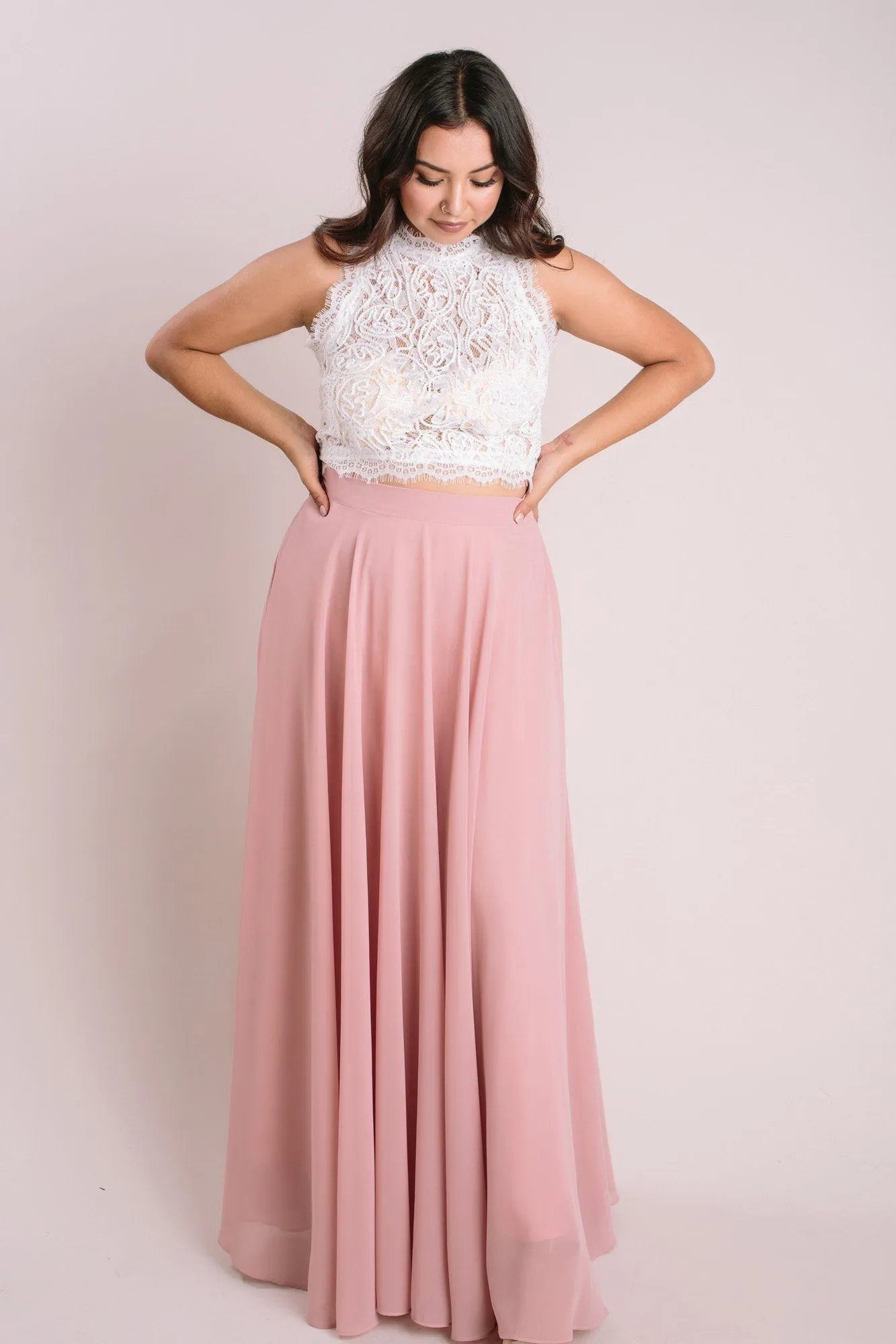 Petite Amelia Full Maxi Skirt