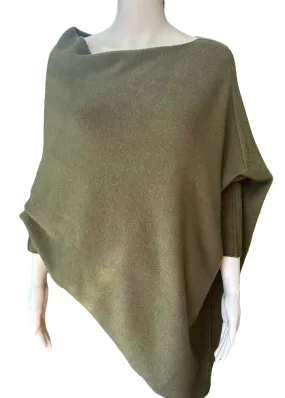 Poncho Jumper - Khaki