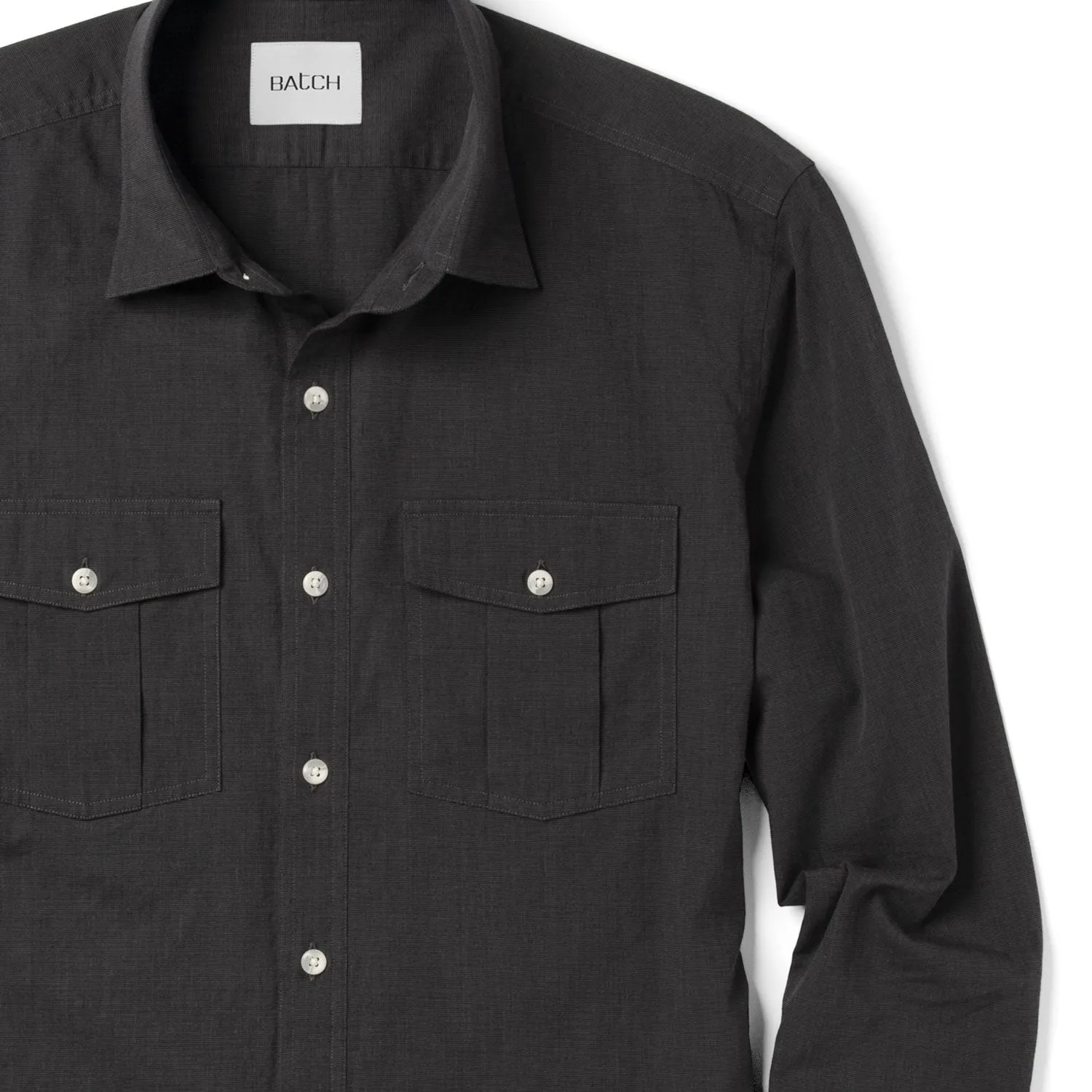 Primer WB Utility Shirt – Asphalt Gray Cotton End-On-End