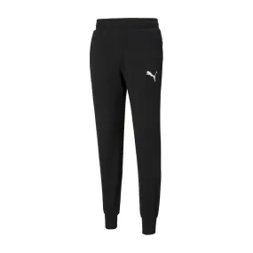 PUMA MEN ESSENTIALS LOGO MEN'S SWEATPANTS T-BOTTOM BLACK