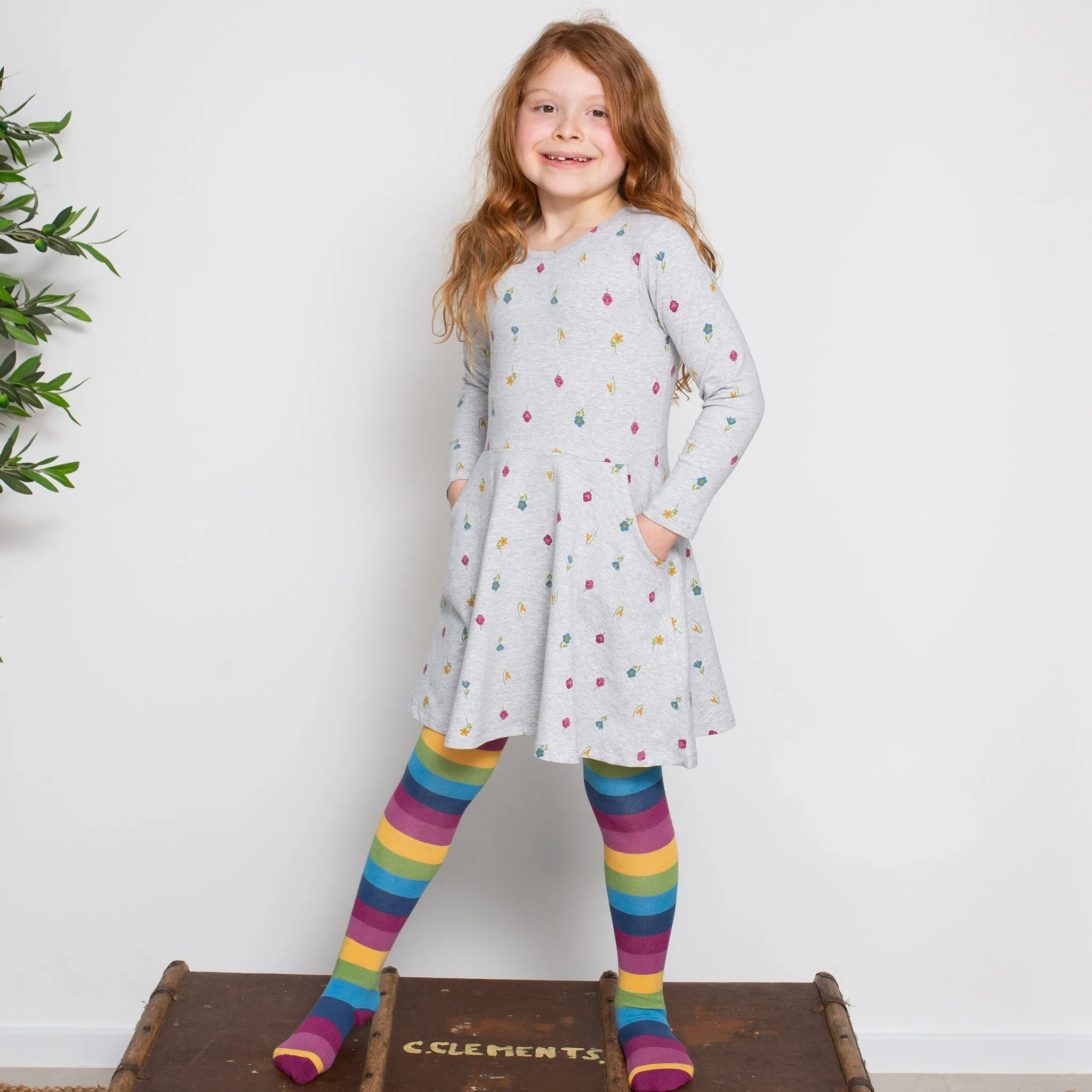 Rainbow tights