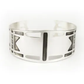 Recast St. Johns Bridge cuff bracelet - Silver