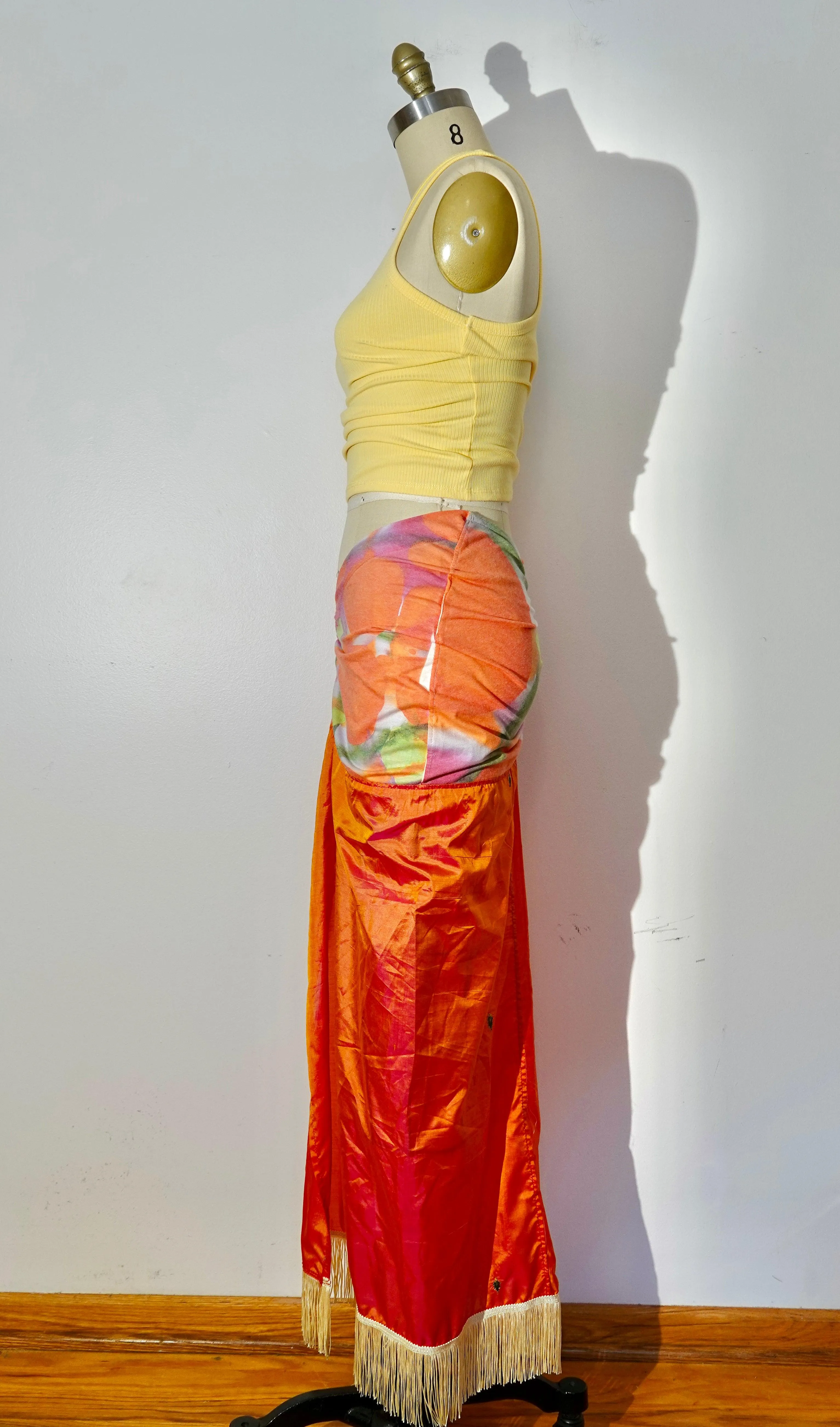 Reclaimed Strawberry Lemonade Maxi Skirt