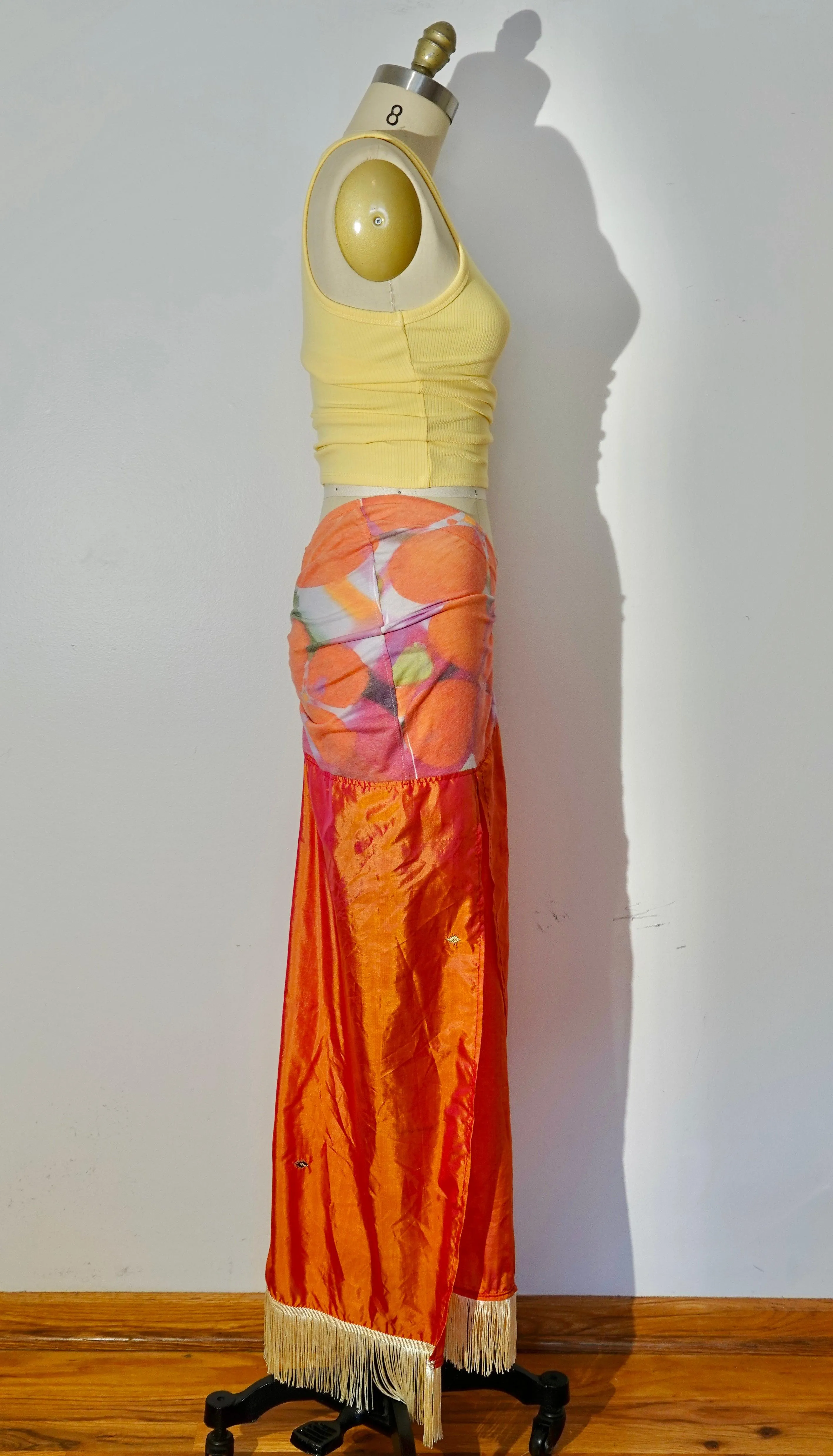 Reclaimed Strawberry Lemonade Maxi Skirt