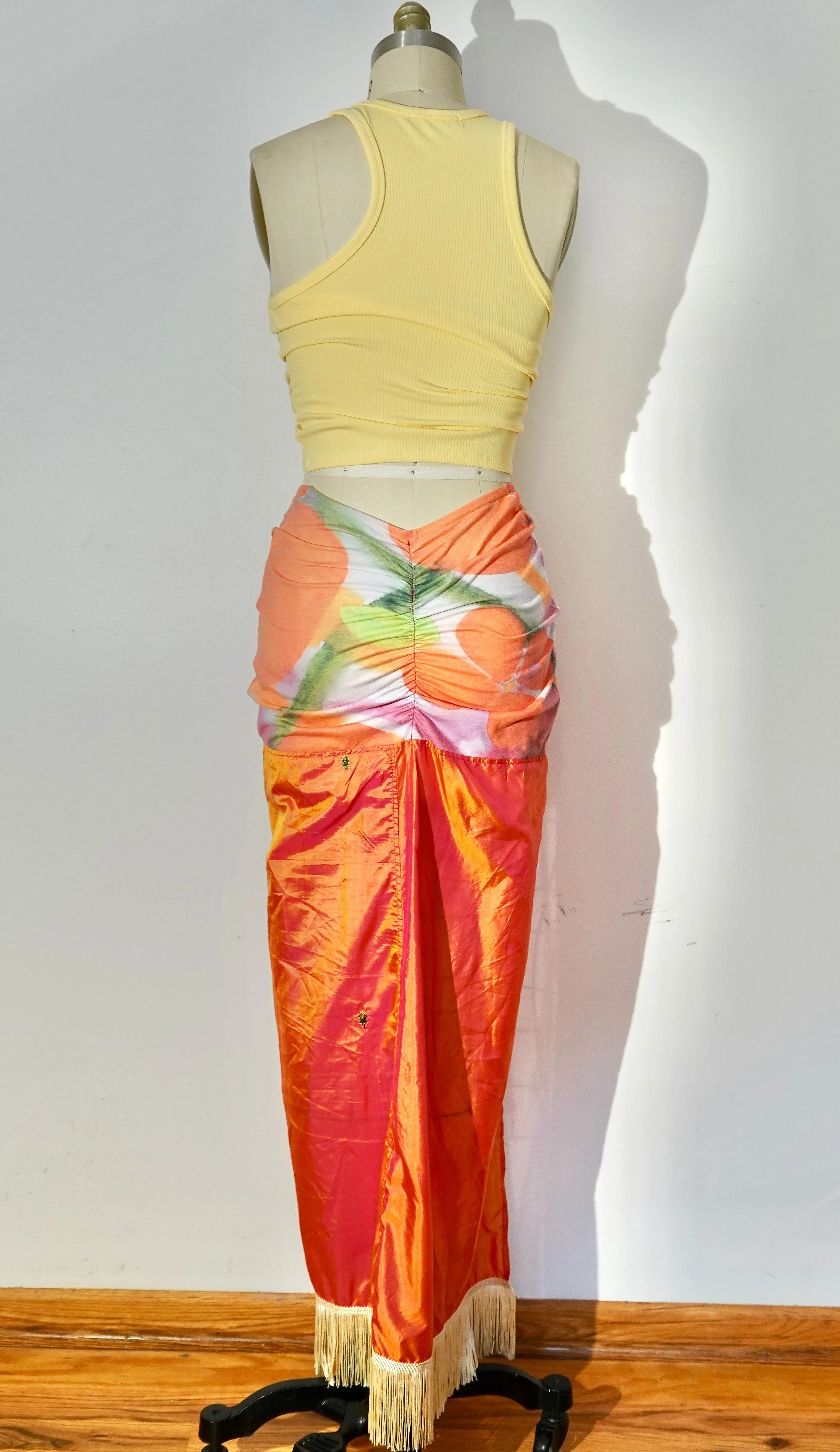 Reclaimed Strawberry Lemonade Maxi Skirt