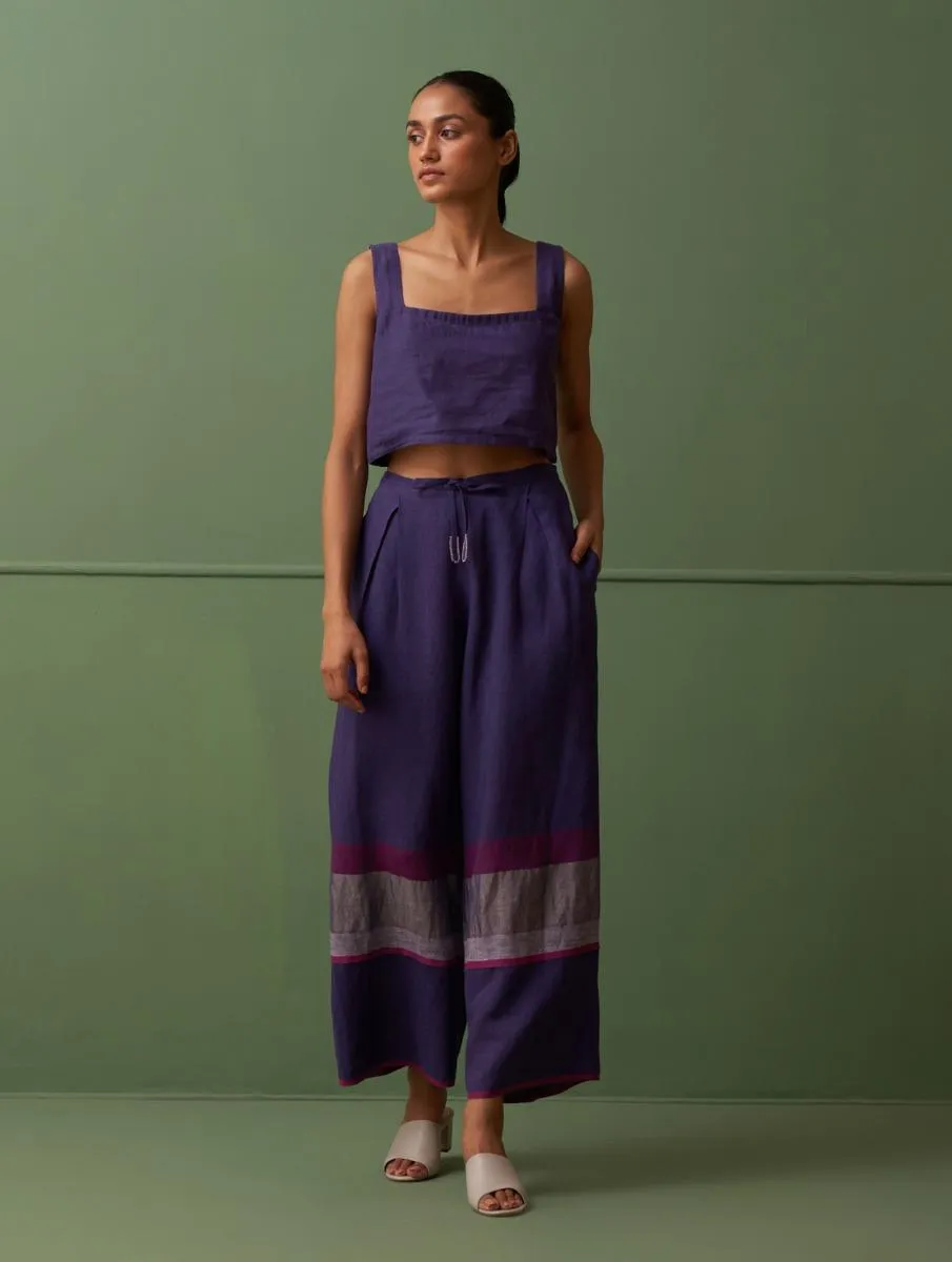 Reha Palazzo Pants - Byzantium