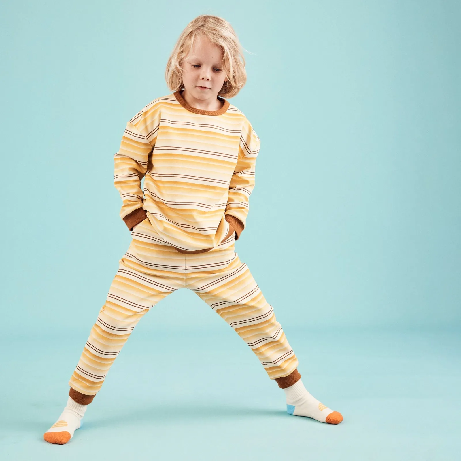 Retro Stripe Organic Cotton Jumper