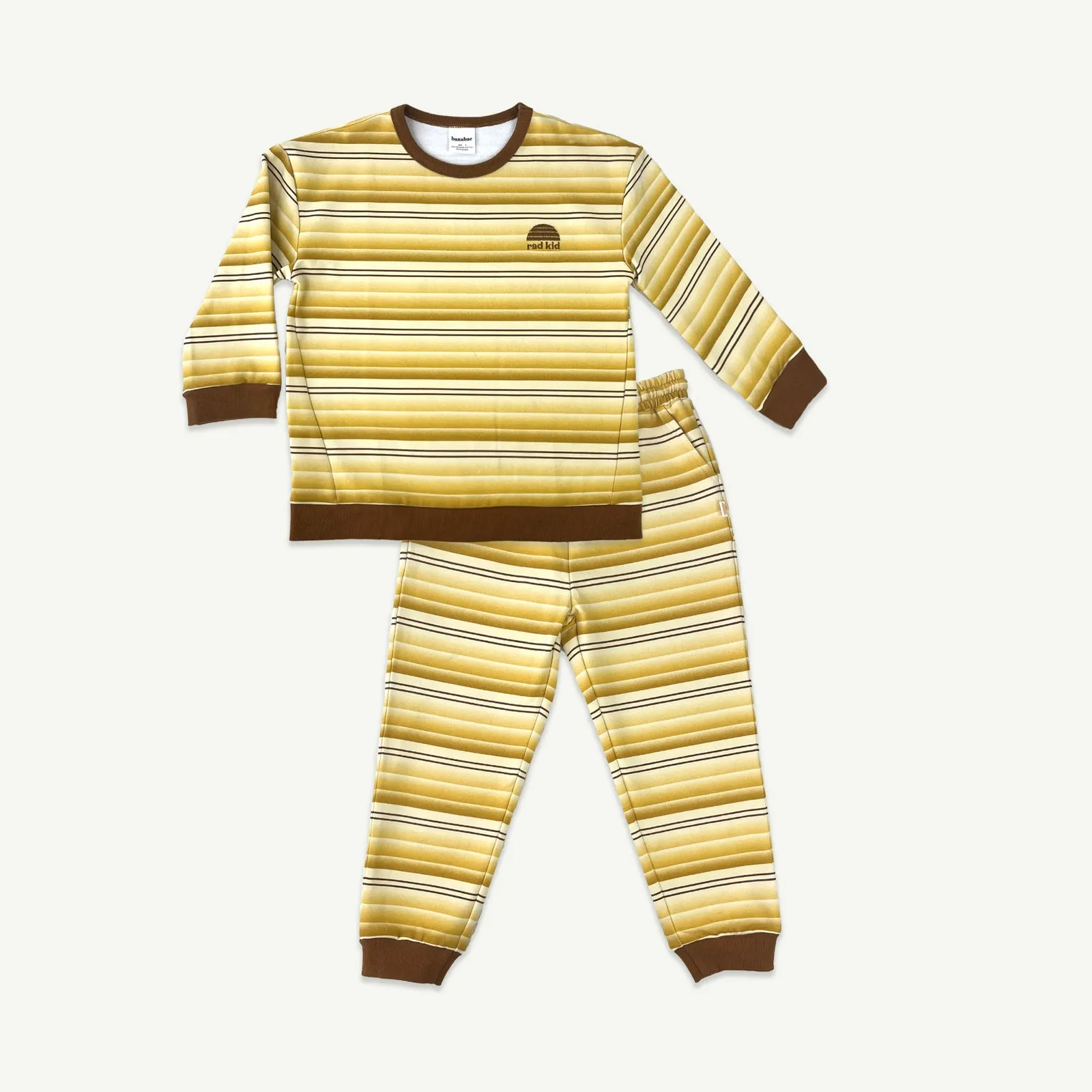 Retro Stripe Organic Cotton Twinset