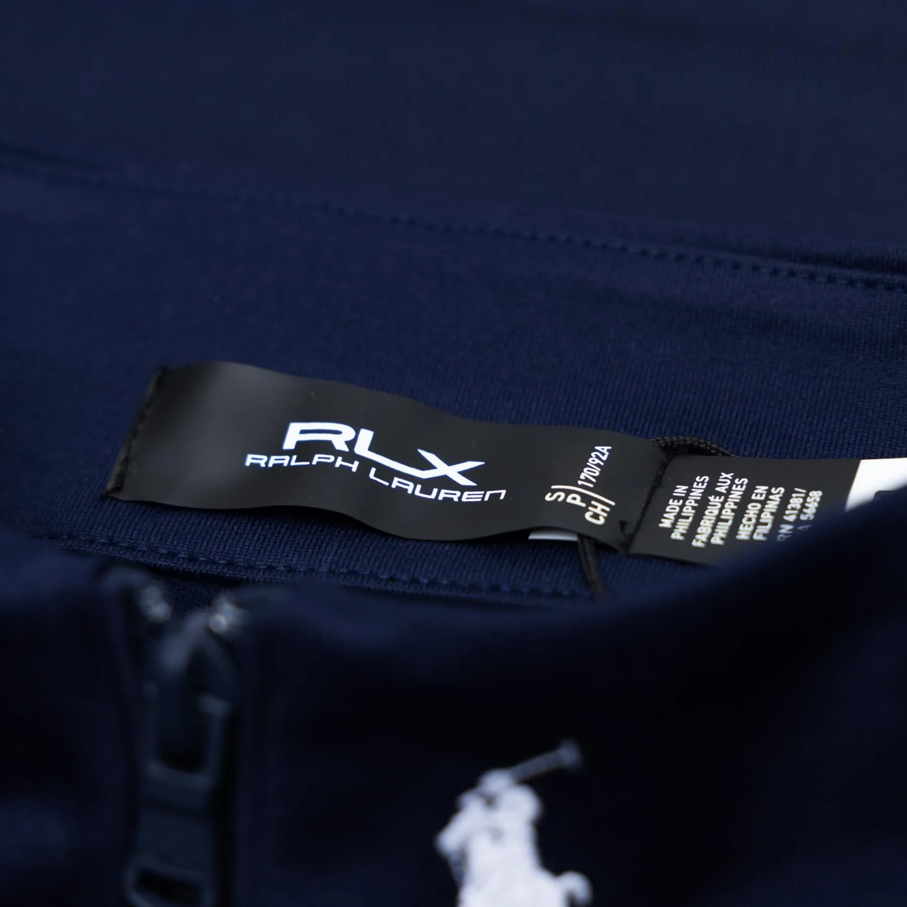 RLX Classic Fit Half Zip Stretch Jersey Gilet Refined Navy - 2024