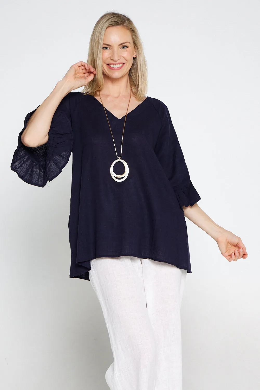 Samar Top - Navy