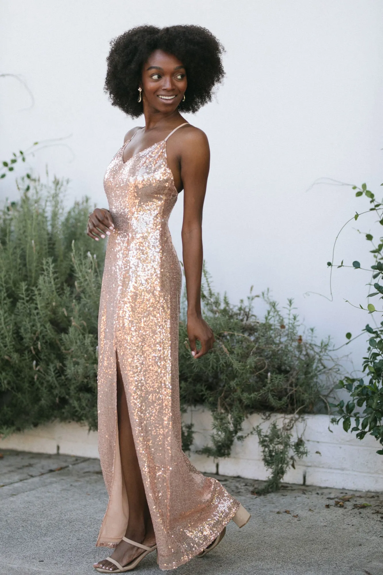 Samira Sequin Maxi Dress