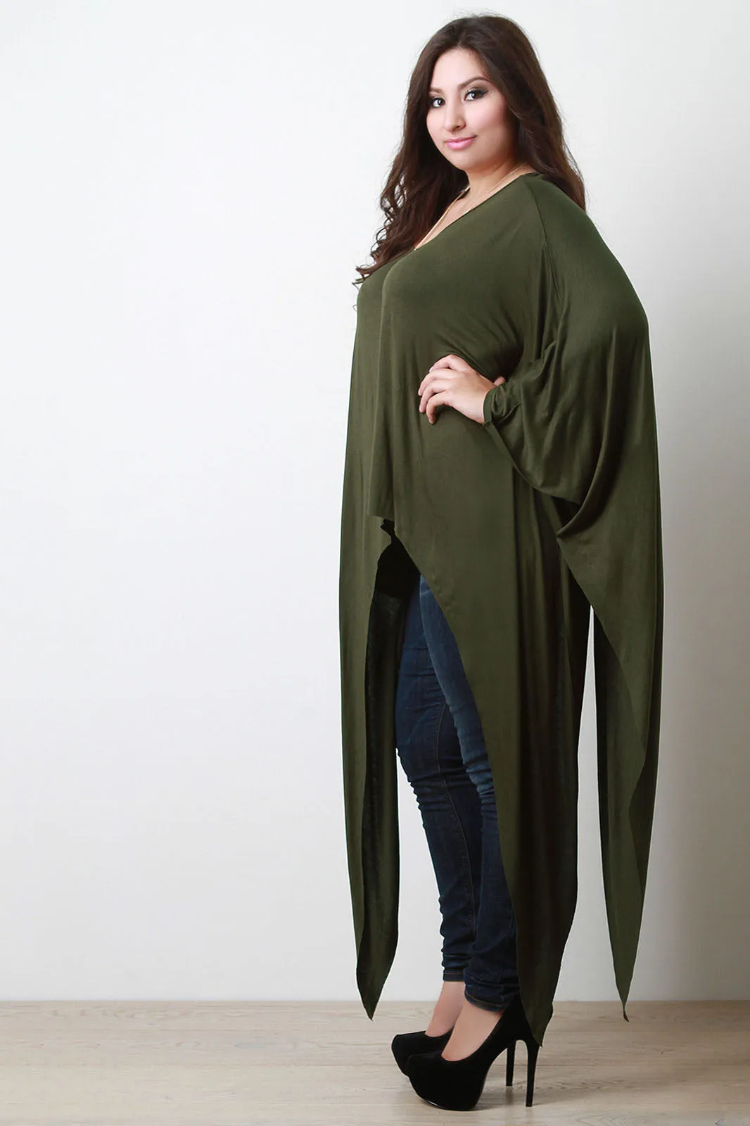 Sharkbite Poncho Maxi Top