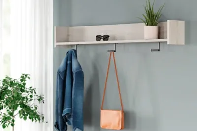 Socalle Wall Mounted Coat Rack with Shelf