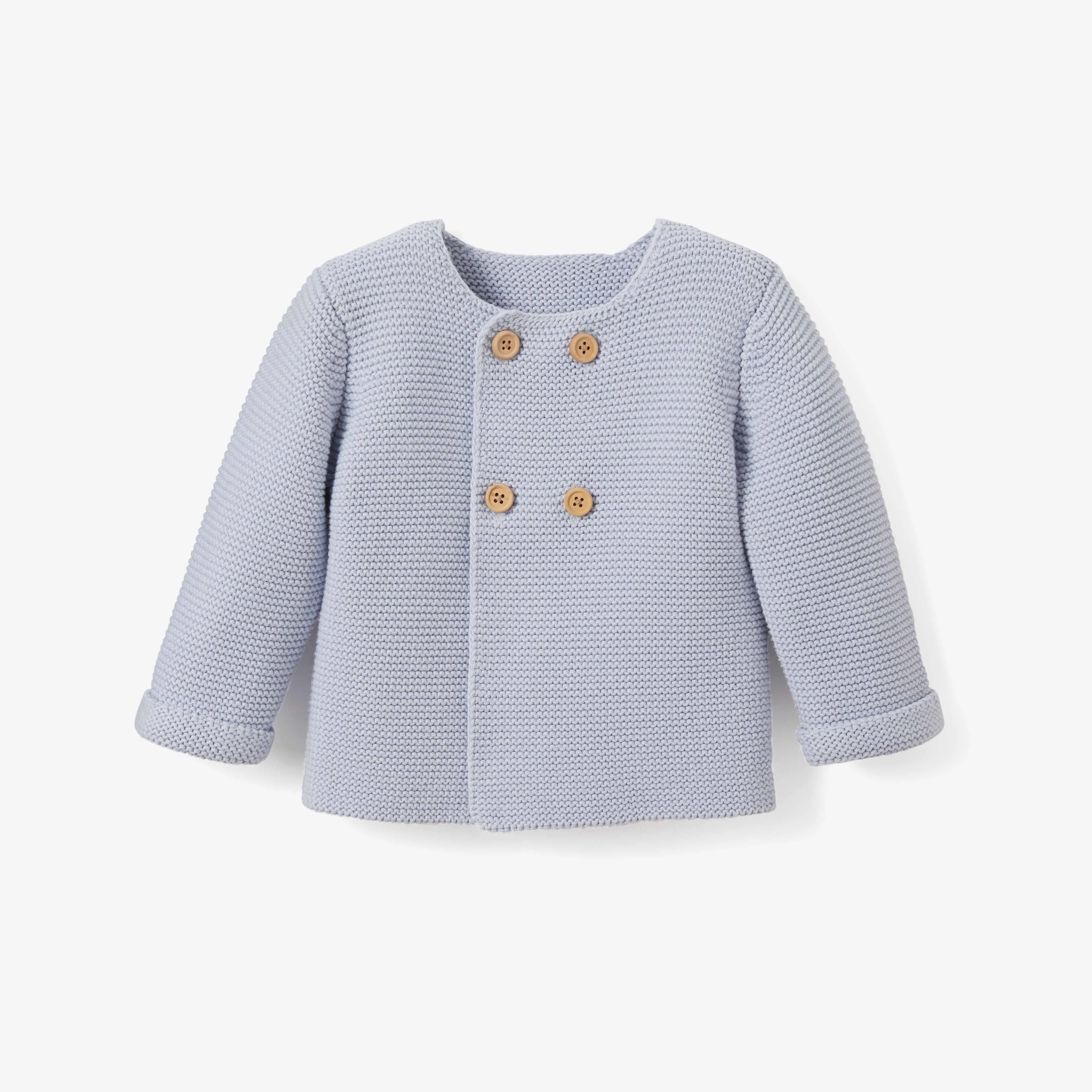 Sofia & Finn Halogen Blue Knit Baby Cardigan