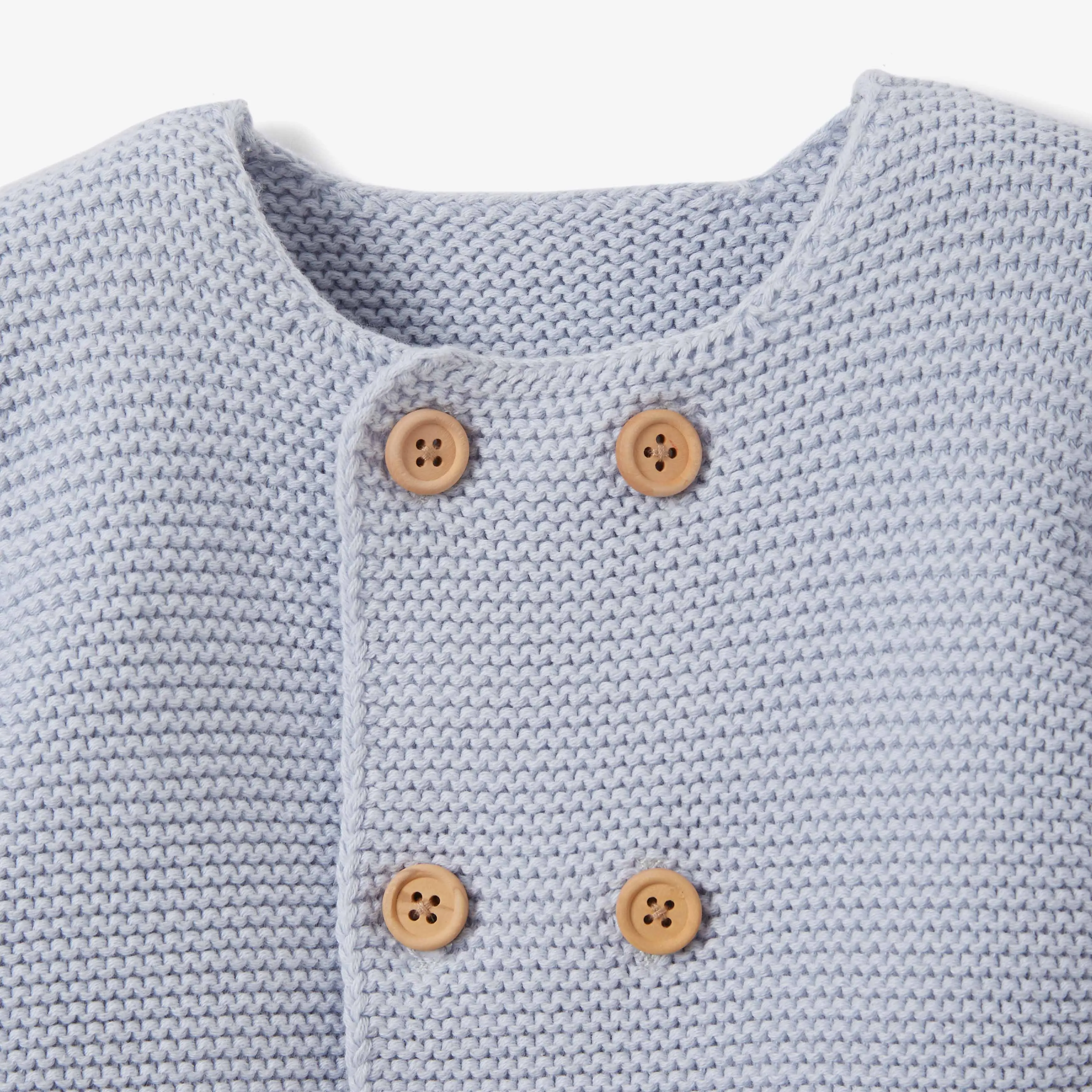 Sofia & Finn Halogen Blue Knit Baby Cardigan