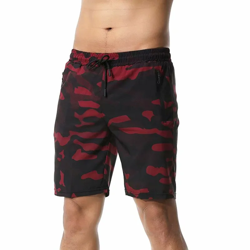 Summer New Fitness Shorts Fashion Breathable Quick-drying Gyms Bodybuilding Joggers Shorts Slim Fit Shorts Camouflage Sweatpants