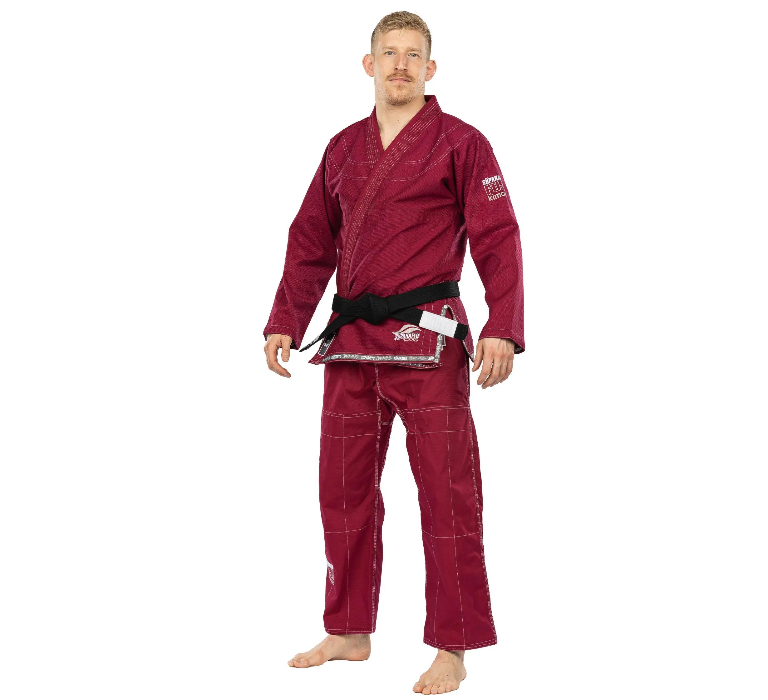 Suparaito BJJ Gi Burgundy