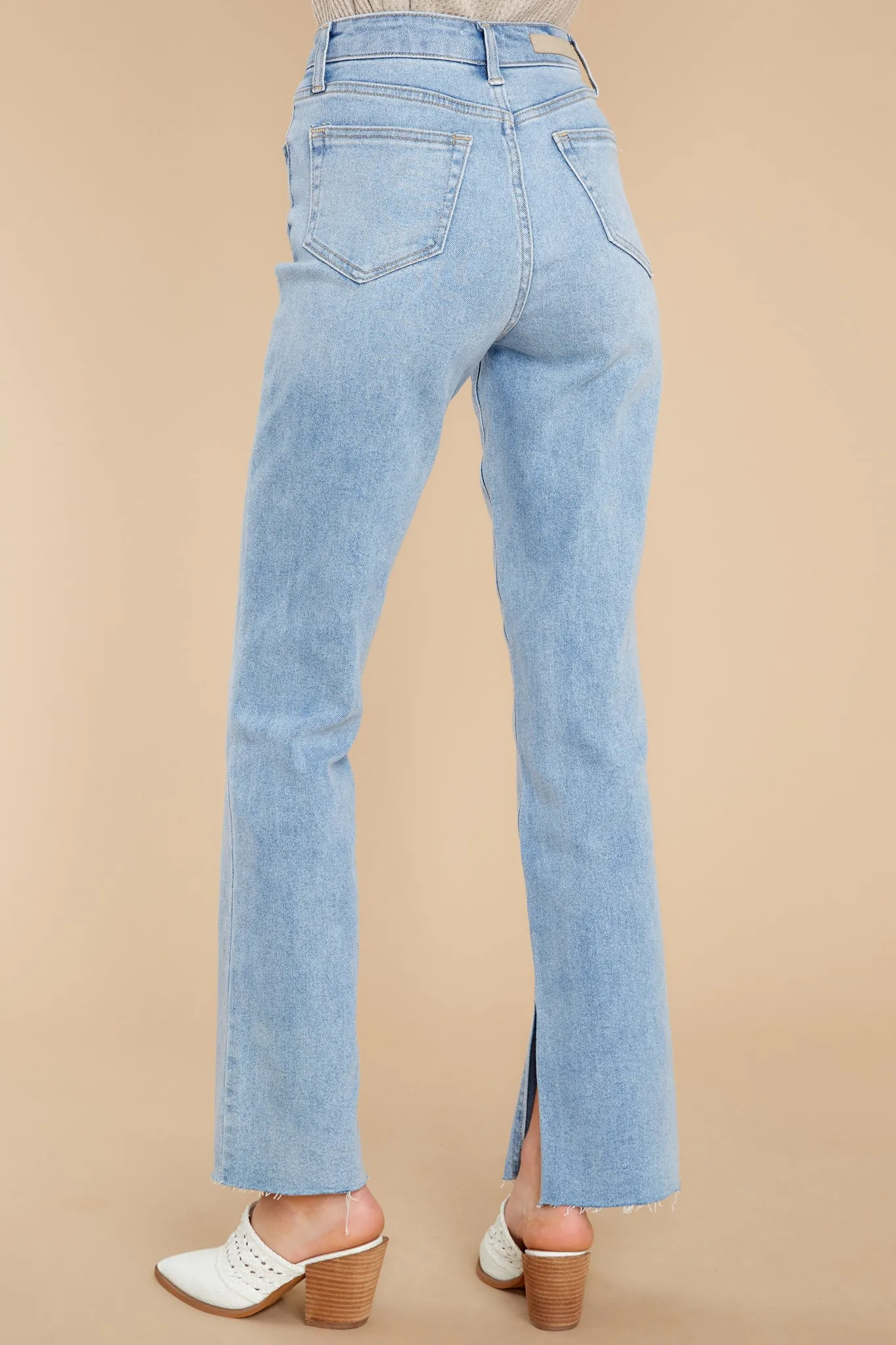 Sweet Affection Light Wash Straight Jeans