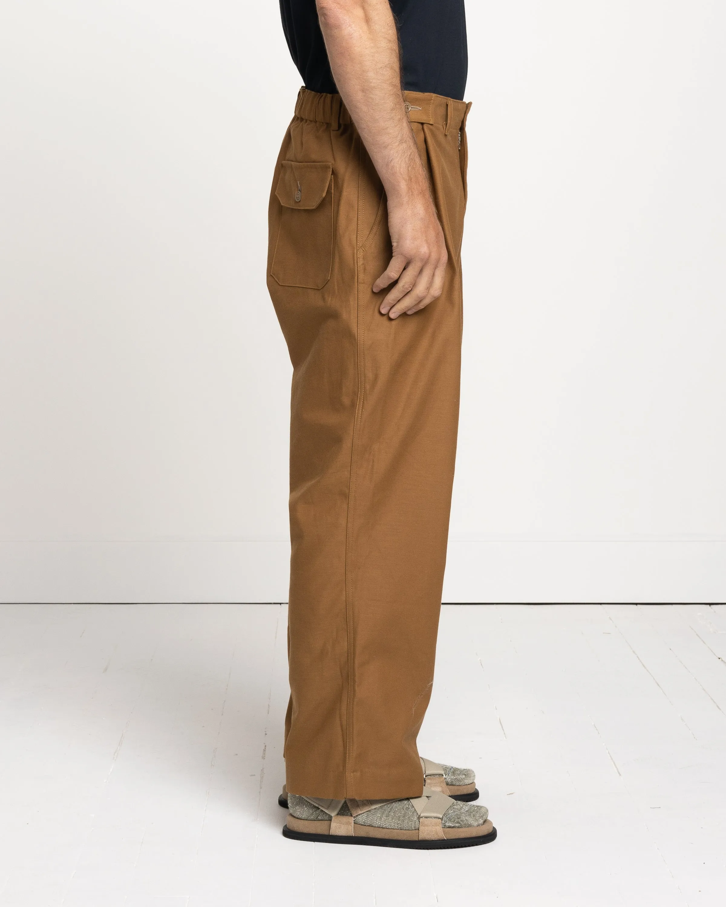 Tab Trouser in Tobacco