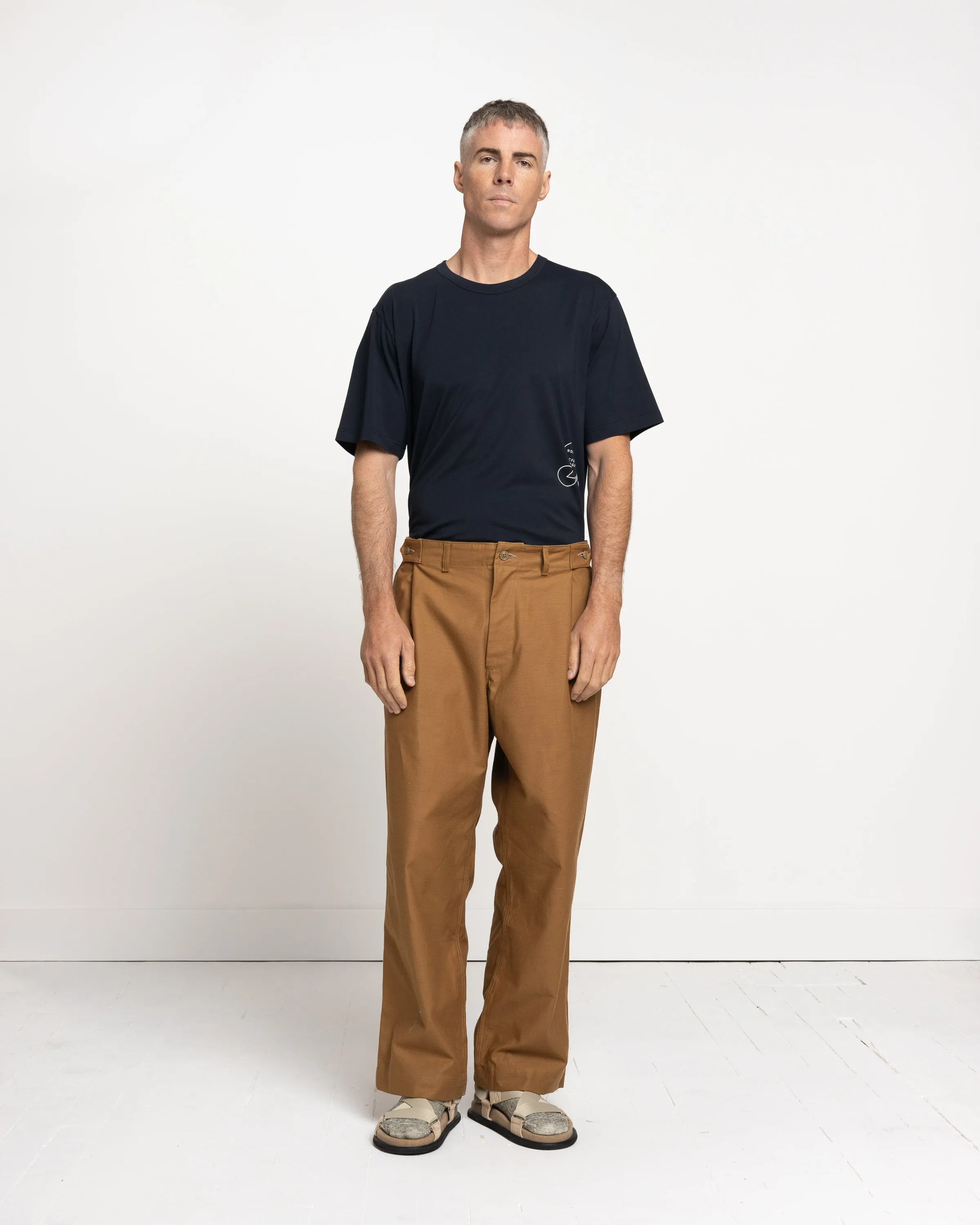 Tab Trouser in Tobacco