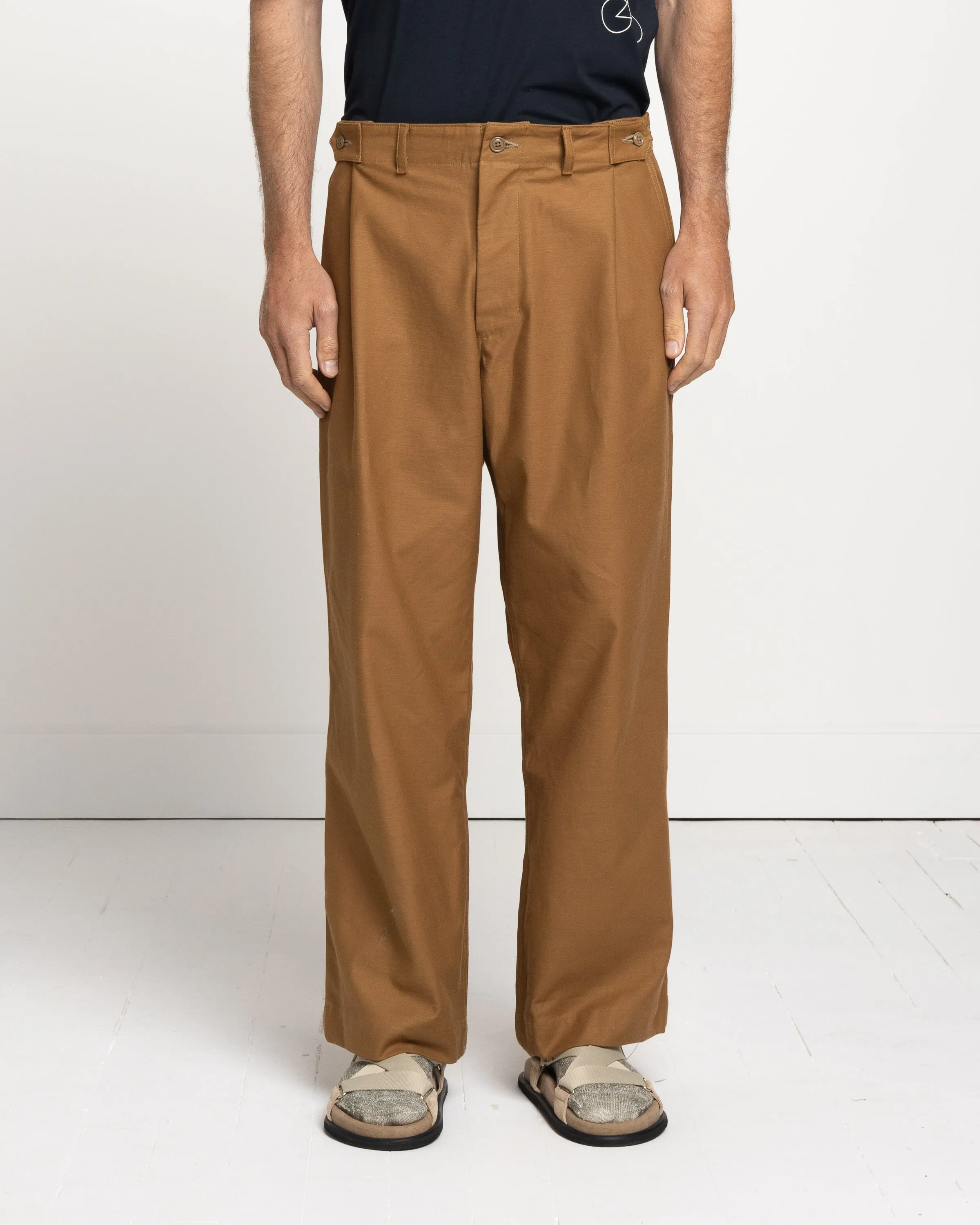 Tab Trouser in Tobacco