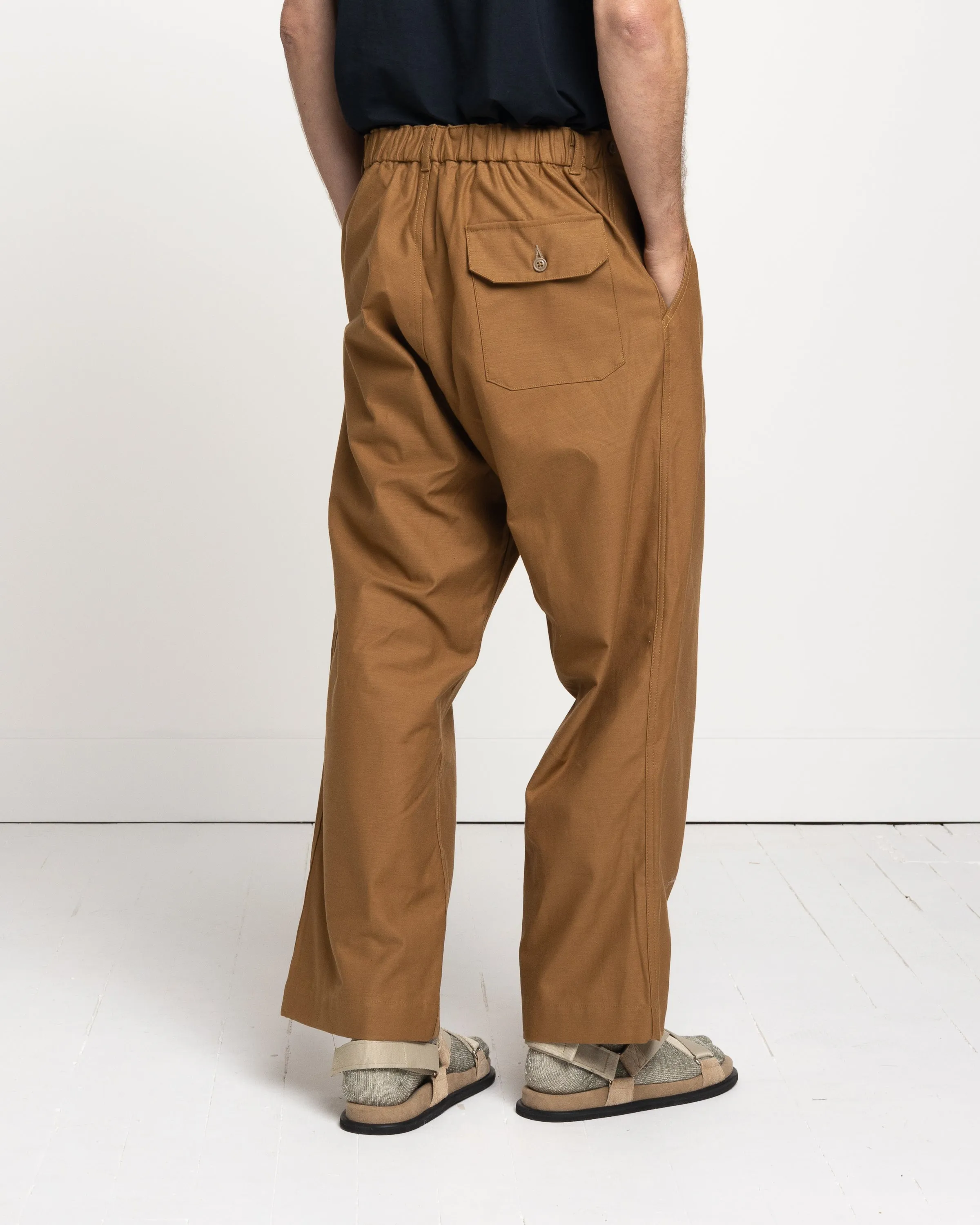 Tab Trouser in Tobacco