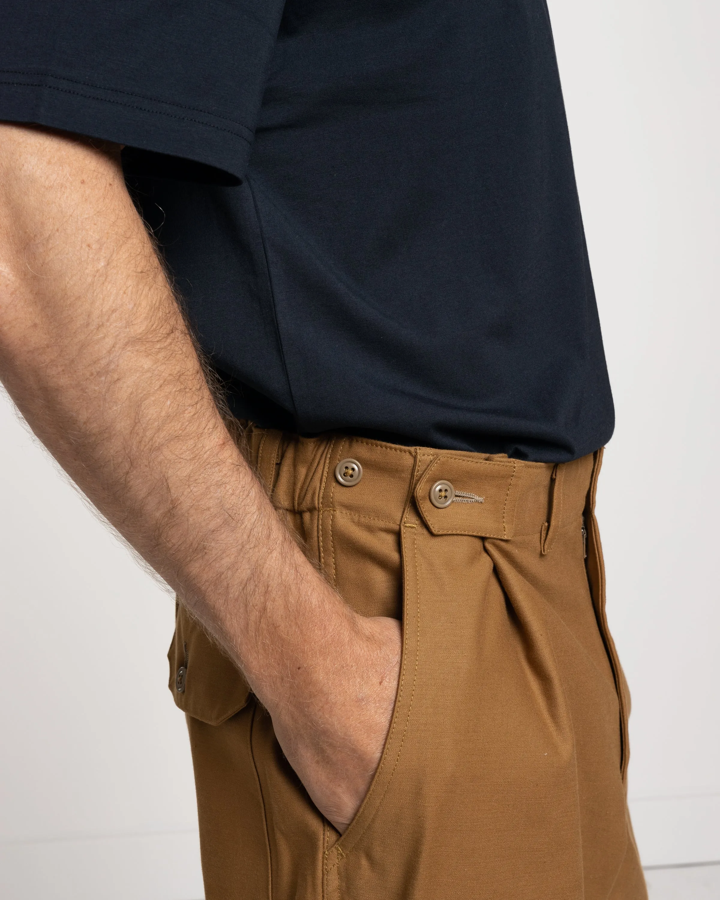 Tab Trouser in Tobacco