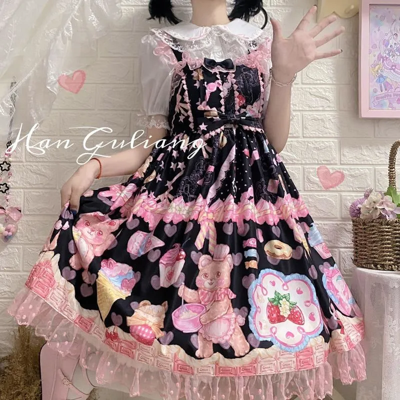 Teddy Bear Bakery Lolita Dress