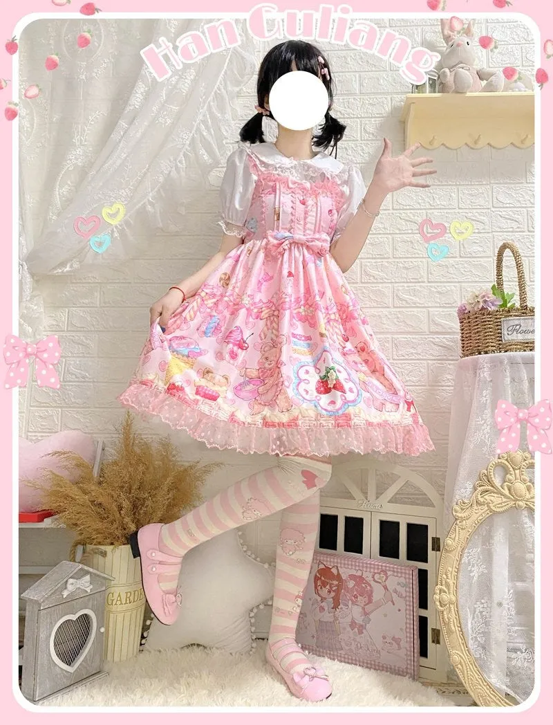 Teddy Bear Bakery Lolita Dress