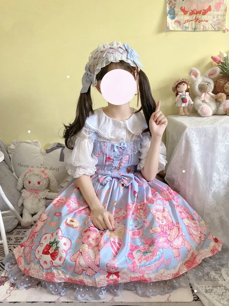 Teddy Bear Bakery Lolita Dress